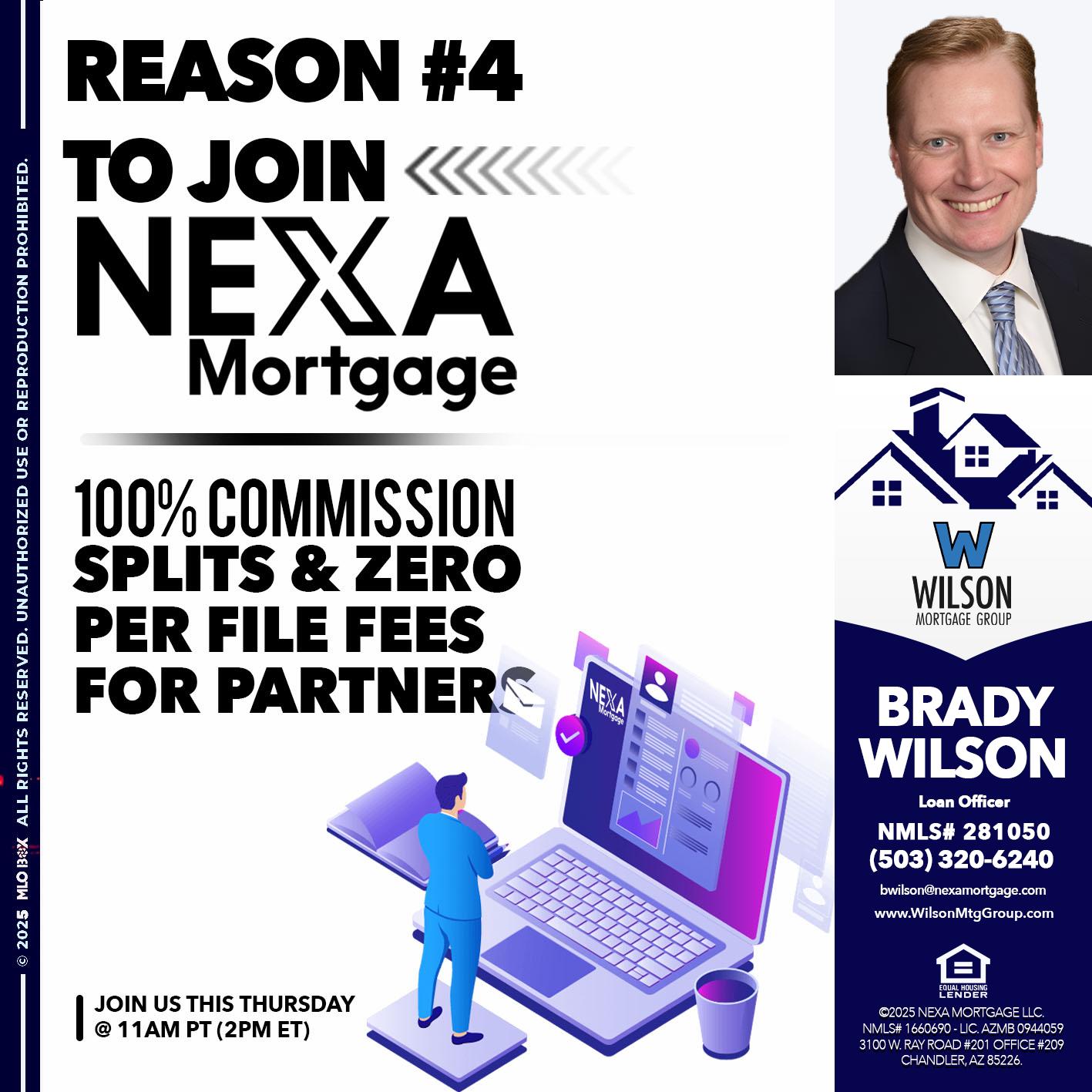 REASON 4 - Brady Wilson -Branch Manager