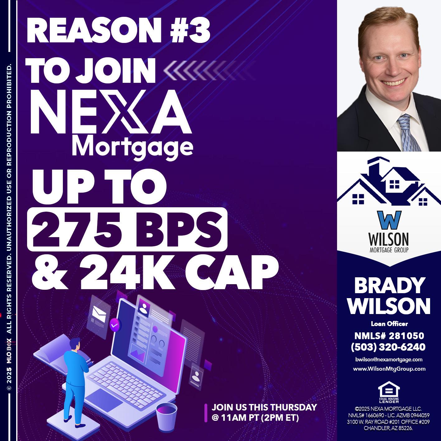REASON 3 - Brady Wilson -Branch Manager
