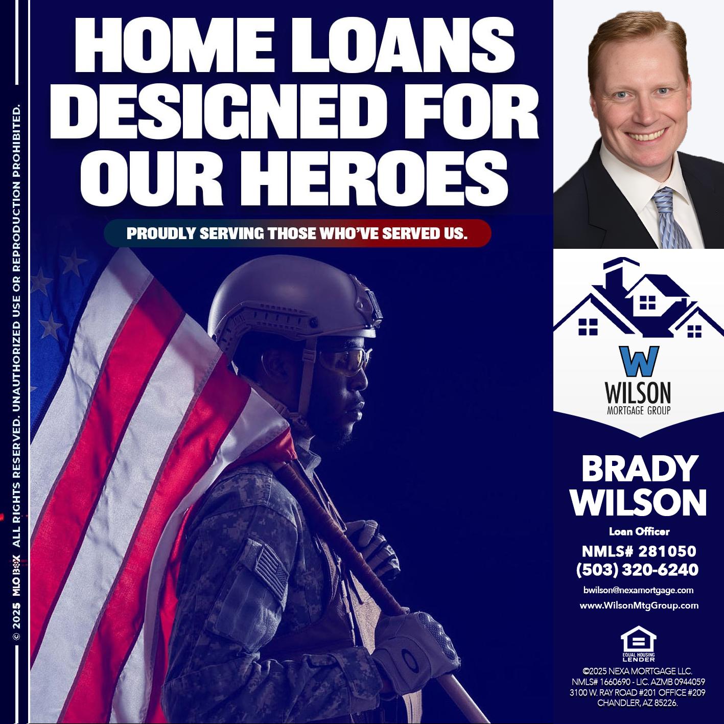 home loans - Brady Wilson -Branch Manager