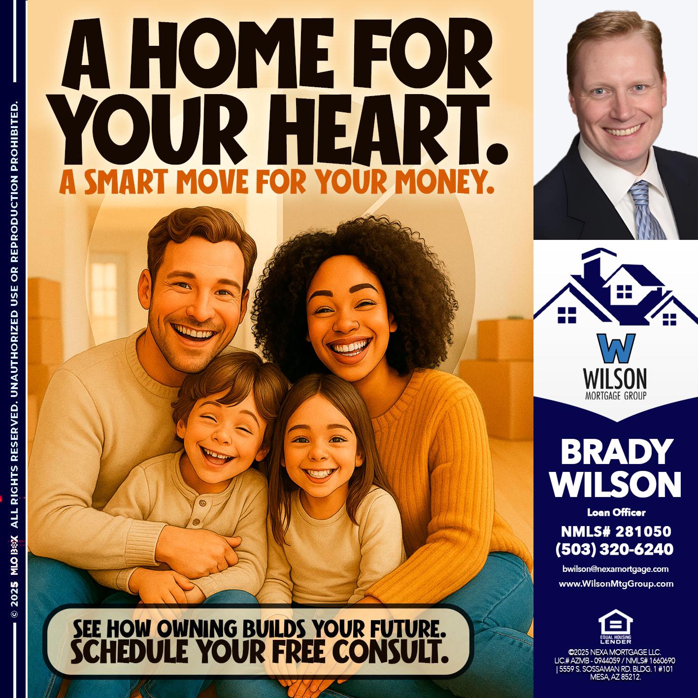 A HOME FOR - Brady Wilson -Branch Manager