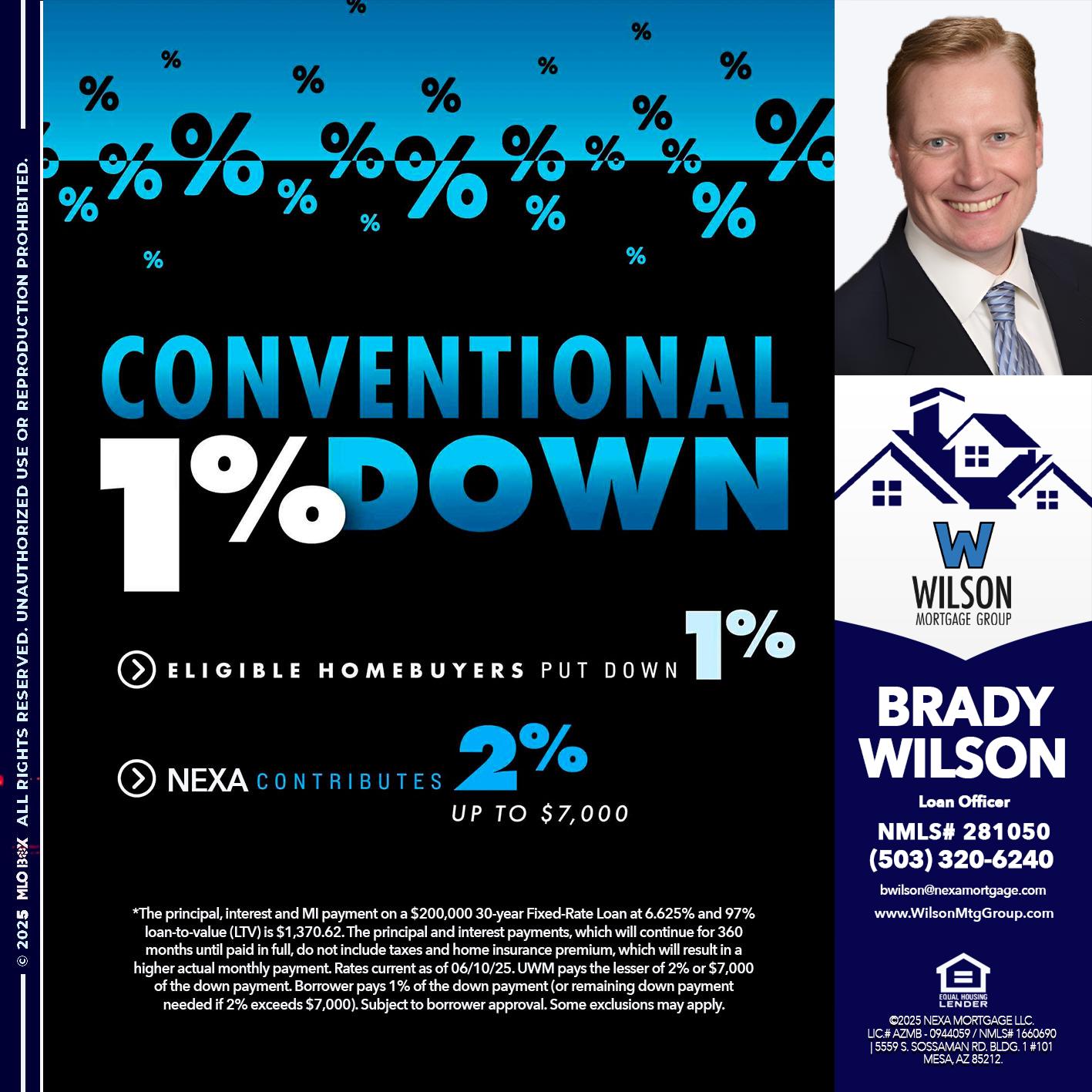 conventional - Brady Wilson -Branch Manager