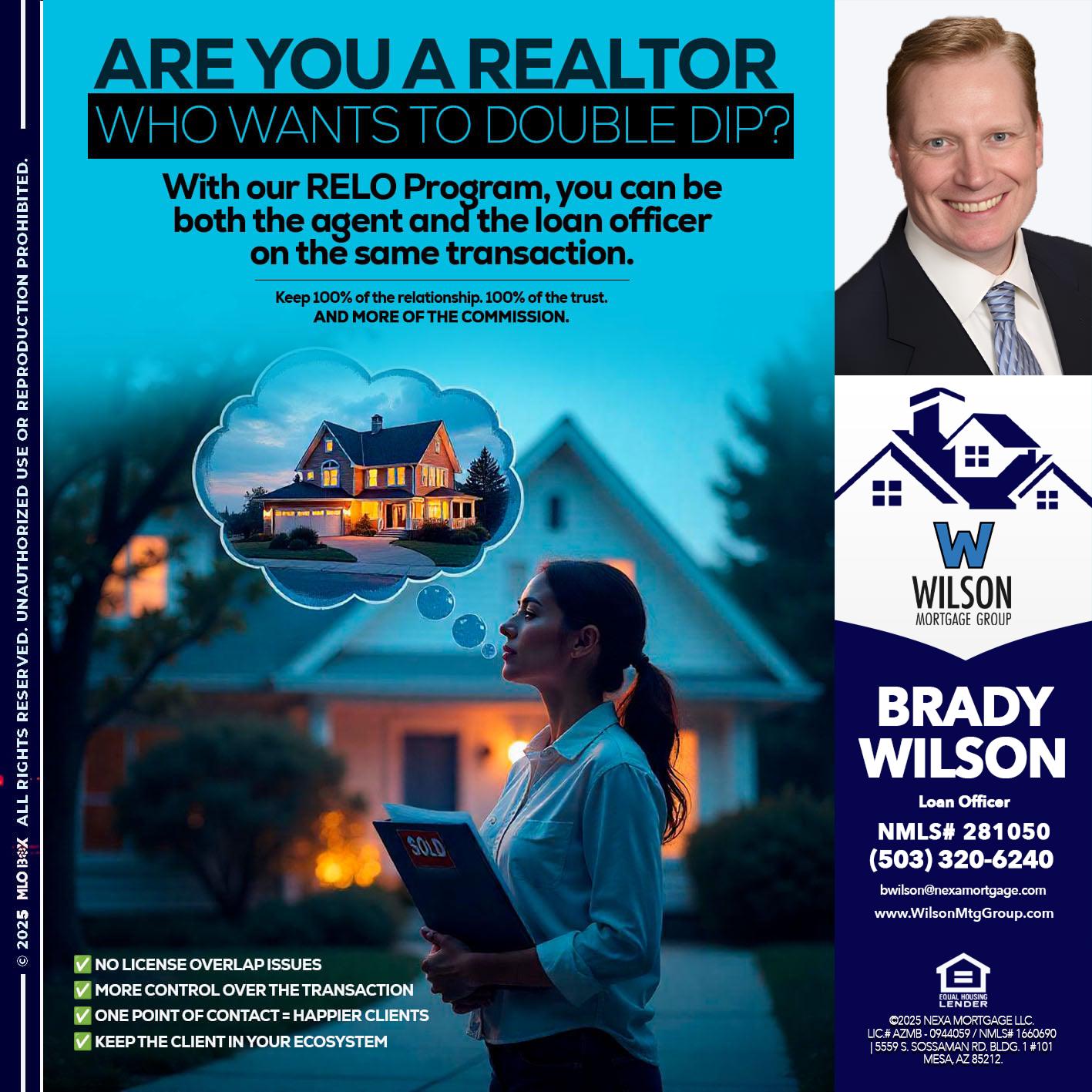 Are you a Realtor? - Brady Wilson -Branch Manager