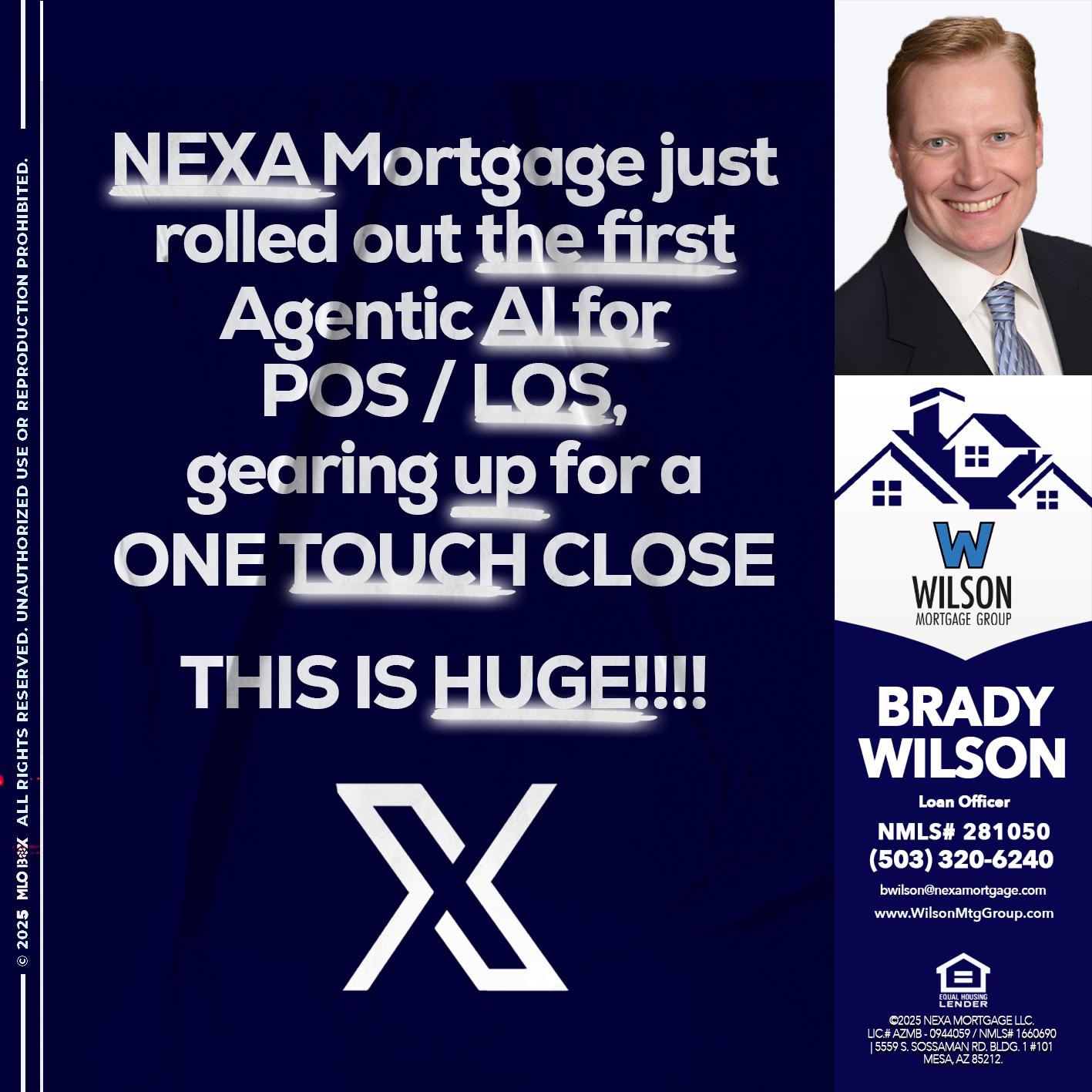 NEXA MORTGAGE - Brady Wilson -Branch Manager