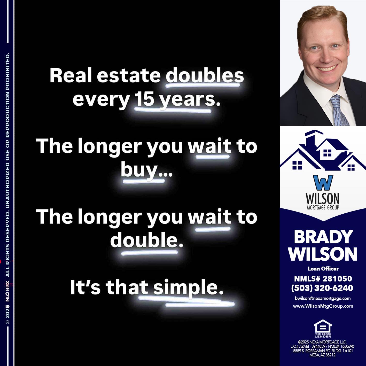 REAL ESTATE - Brady Wilson -Branch Manager