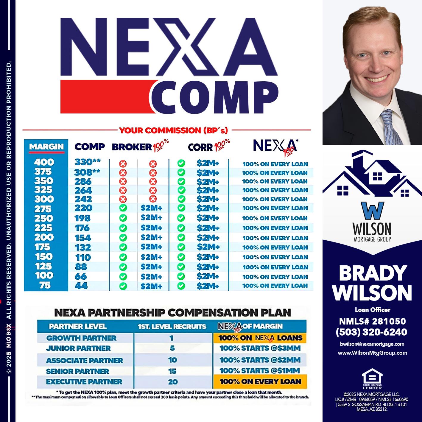 NEXA COMP - Brady Wilson -Branch Manager