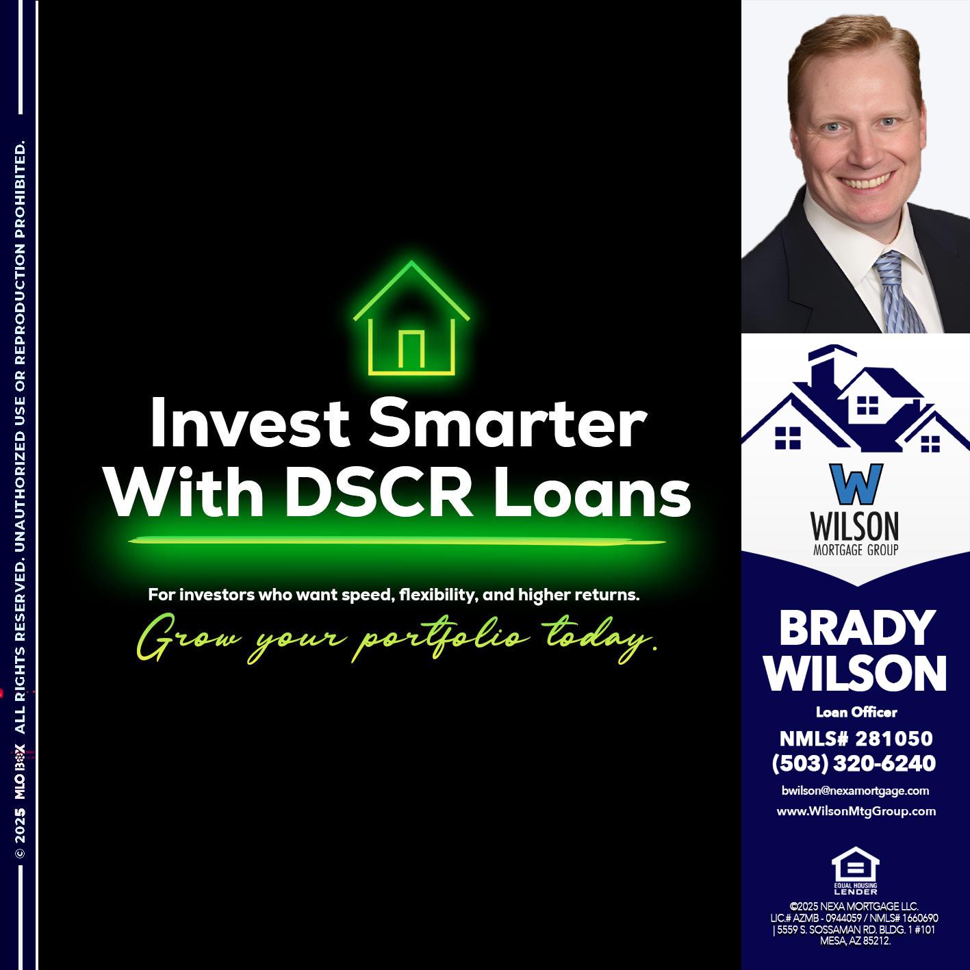 invest smarter - Brady Wilson -Branch Manager