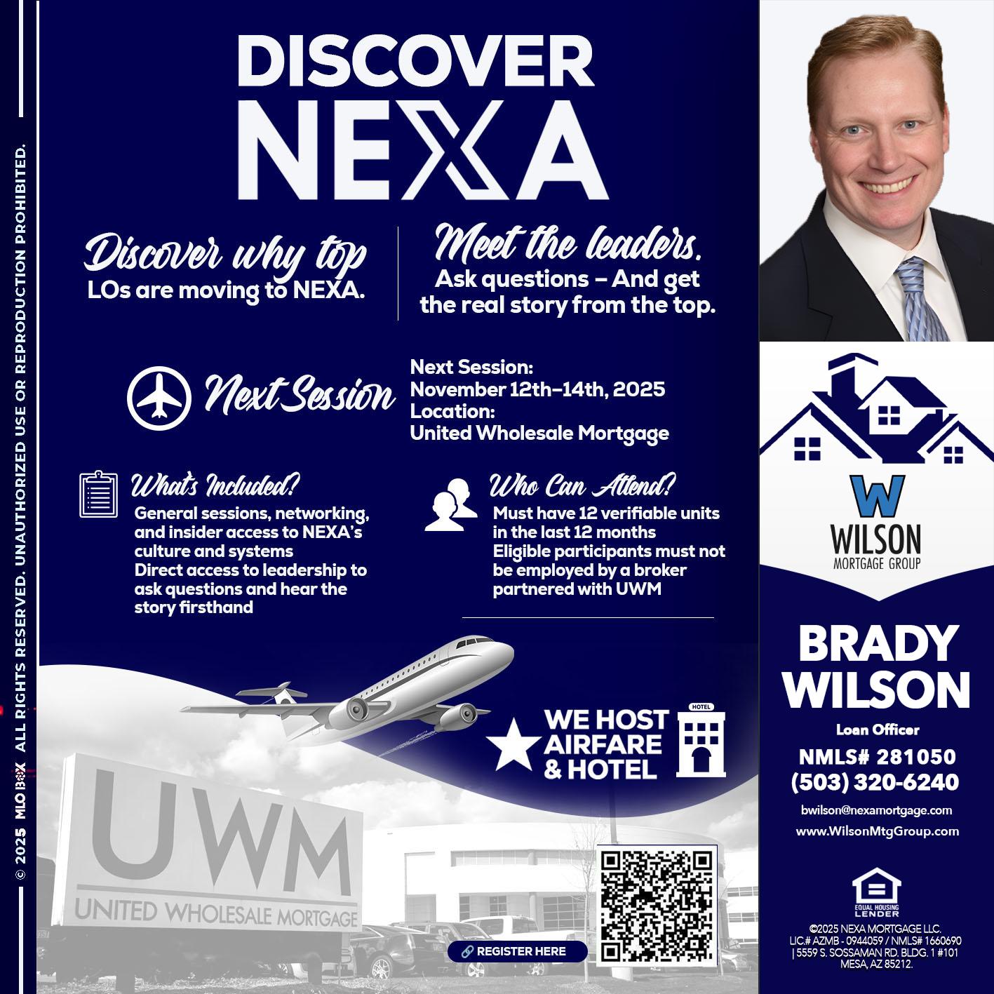 DISCOVER NEXA - Brady Wilson -Branch Manager