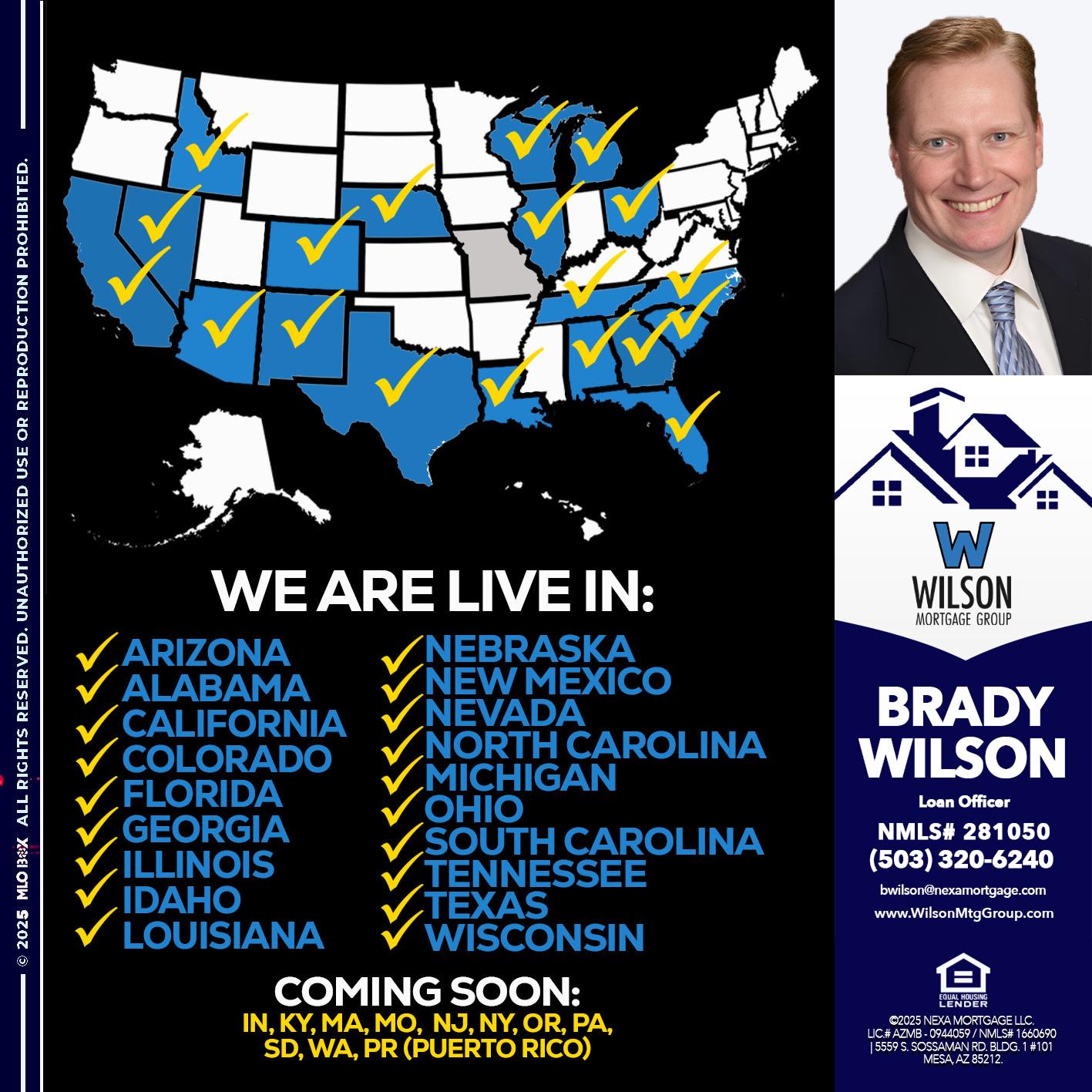 New Mexico live - Brady Wilson -Branch Manager