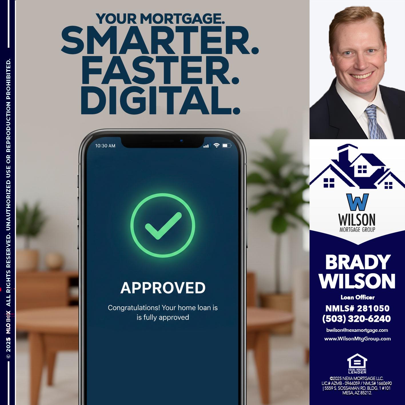 smarter faster digital - Brady Wilson -Branch Manager