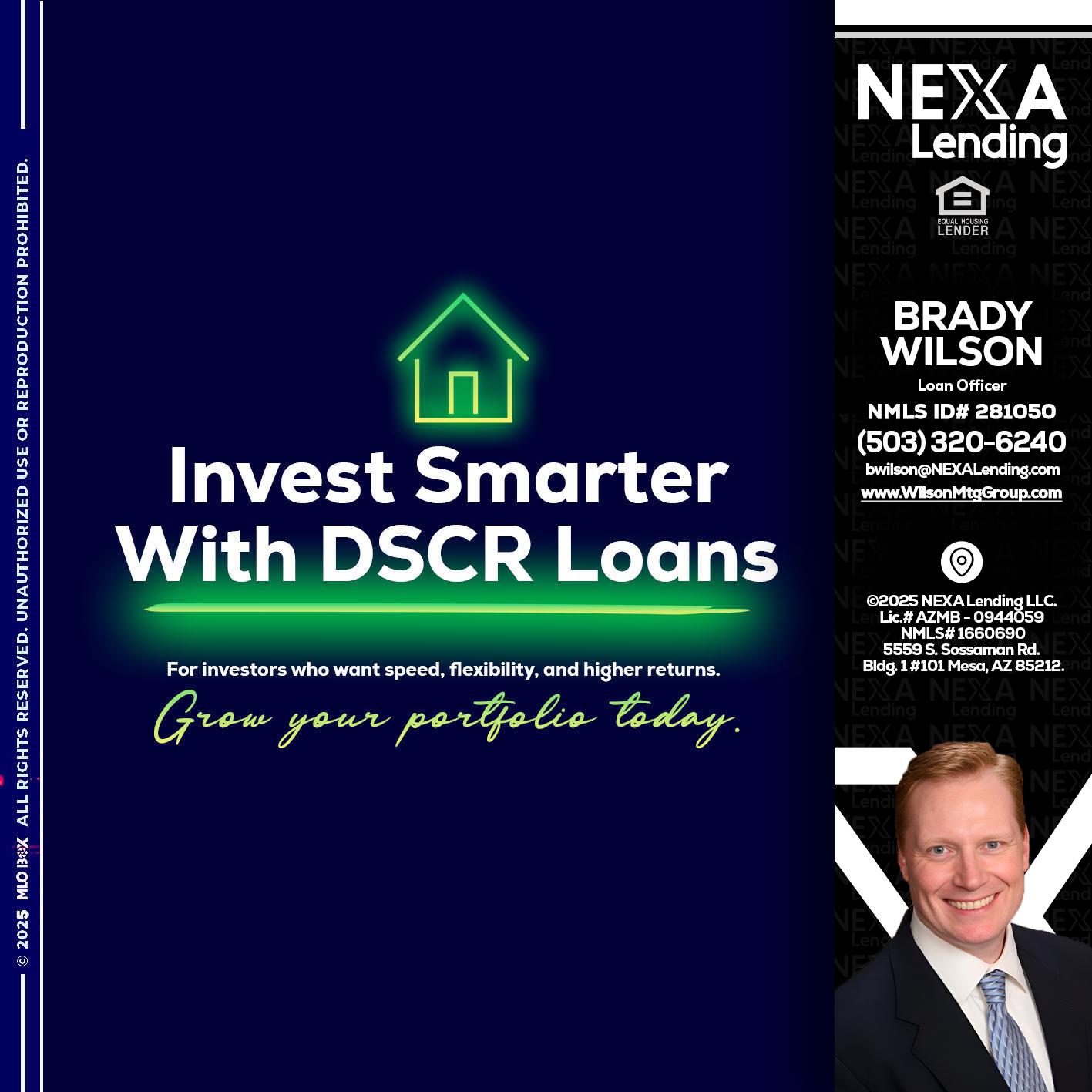 DSCR - Brady Wilson -Branch Manager