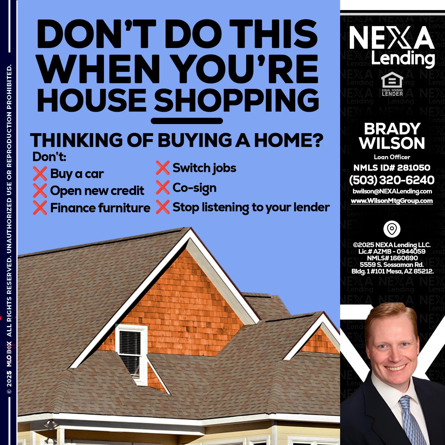 DONT DO THIS - Brady Wilson -Branch Manager