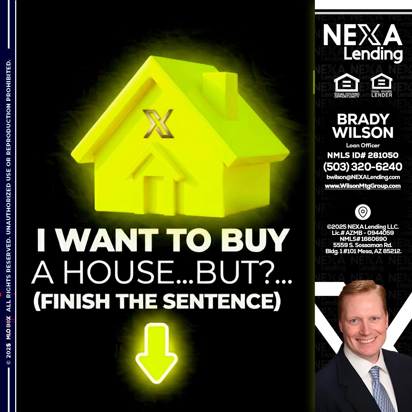 i want to buy - Brady Wilson -Branch Manager