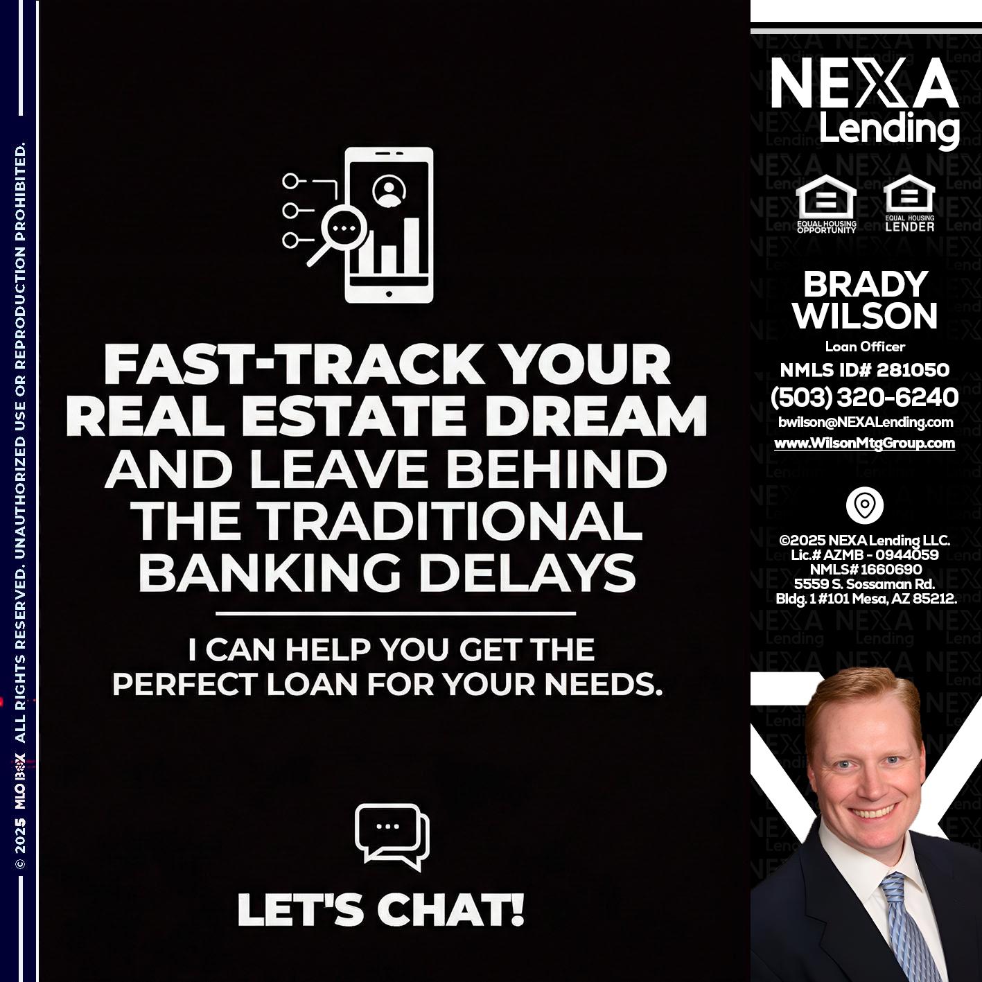 FAST TRACK - Brady Wilson -Branch Manager