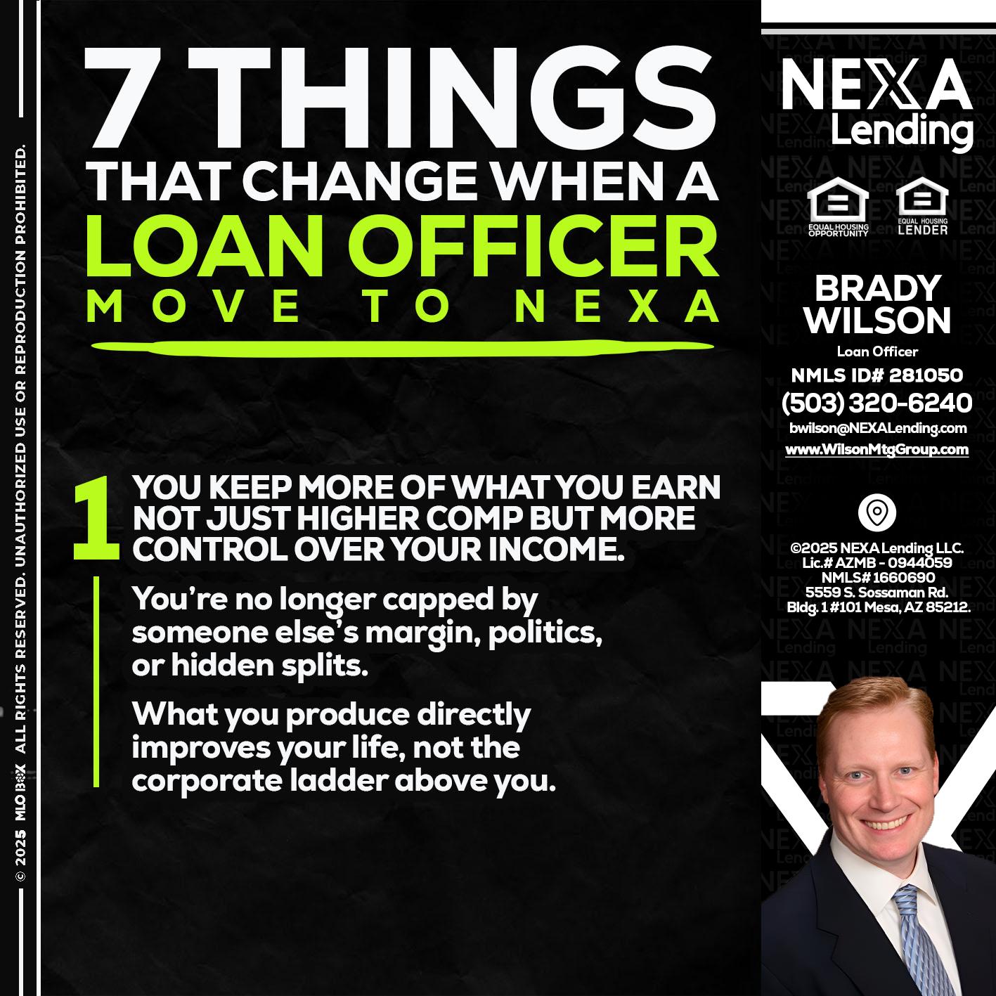 7 THINGS (1) - Brady Wilson -Branch Manager