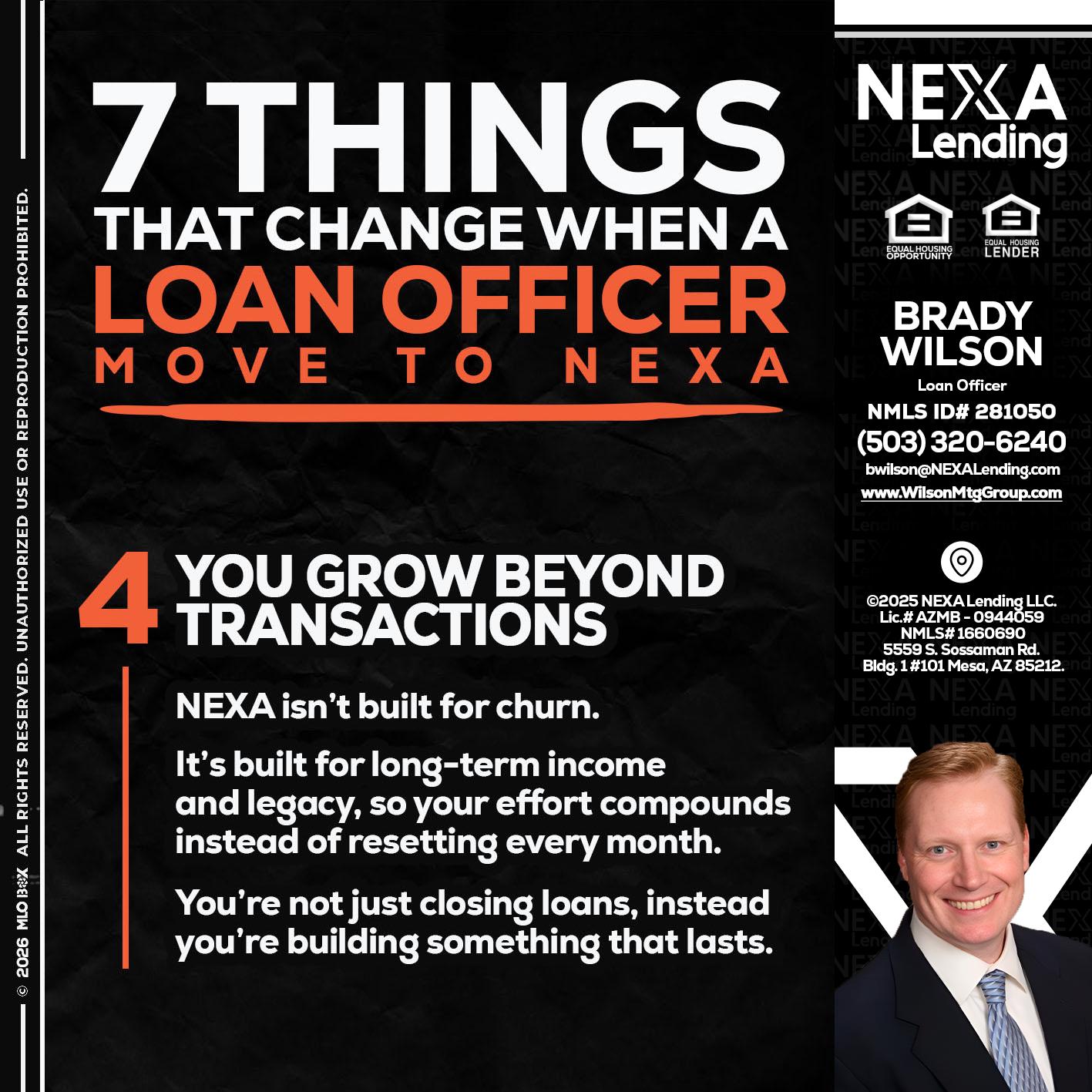 7 THINGS (4) - Brady Wilson -Branch Manager