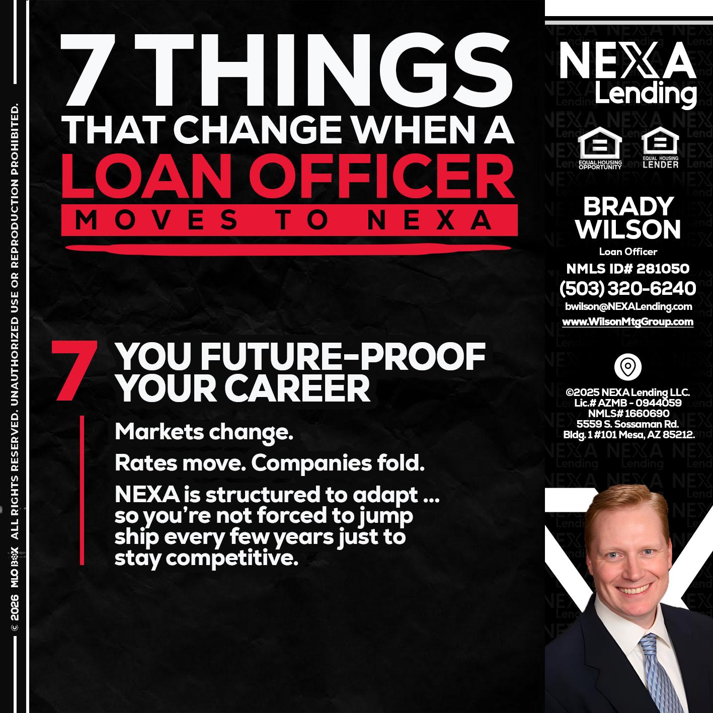 7 THINGS (7) - Brady Wilson -Branch Manager