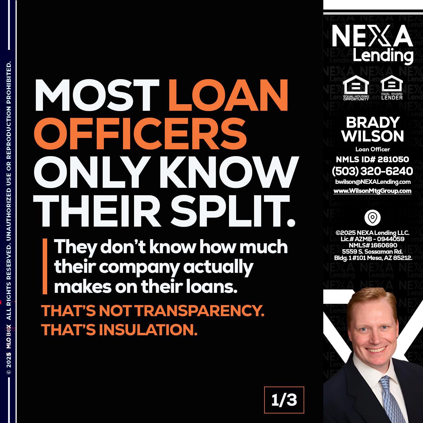 1 OF 3 - Brady Wilson -Branch Manager