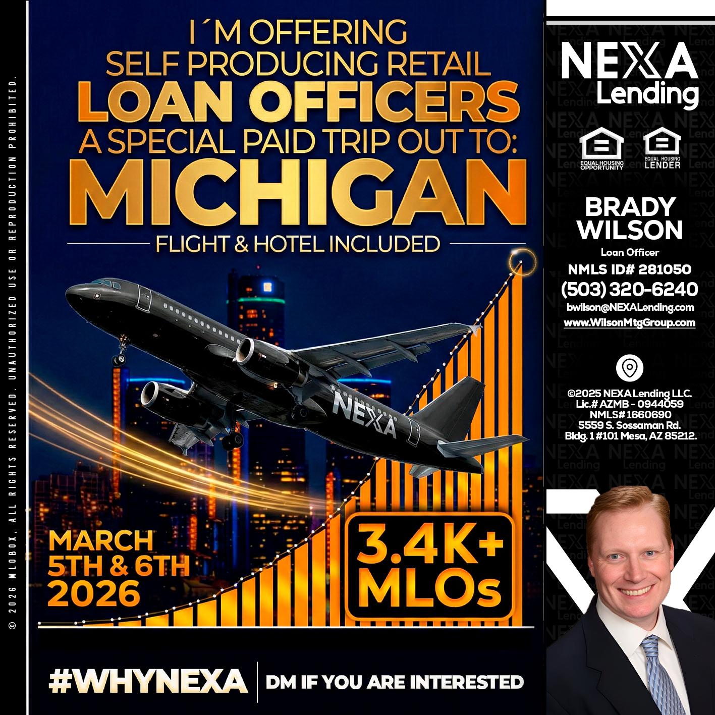 MICHIGAN - Brady Wilson -Branch Manager