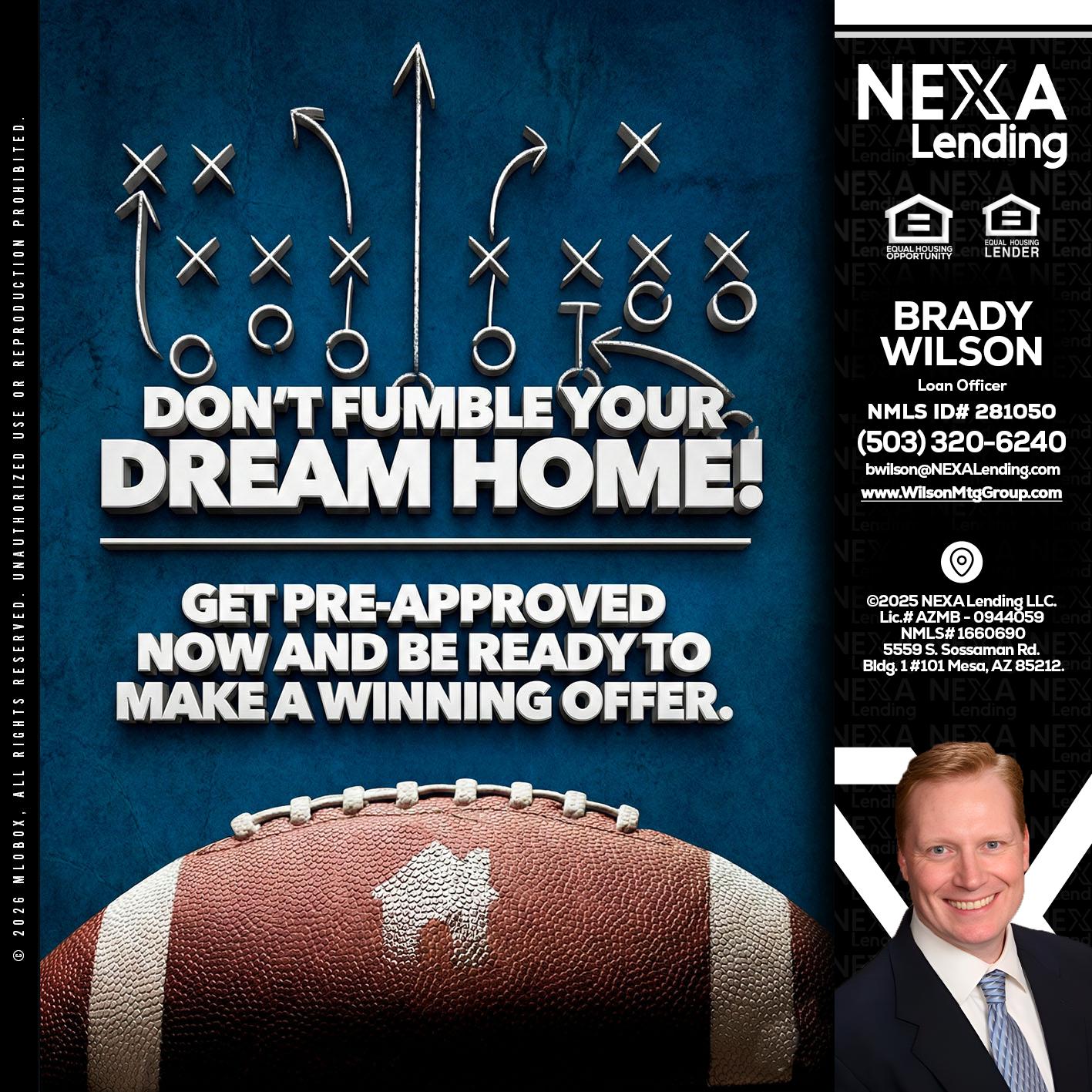 dont fumble - Brady Wilson -Branch Manager