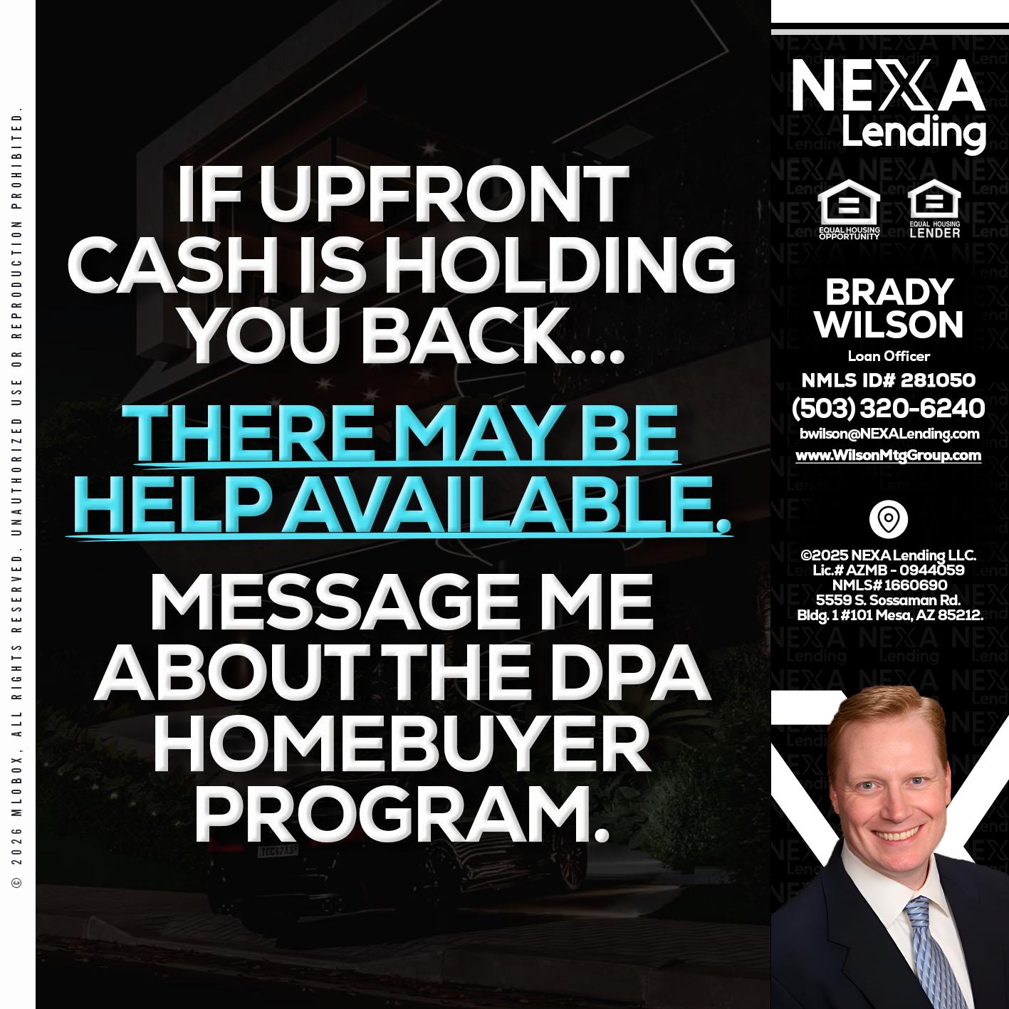 IF UPFRONT - Brady Wilson -Branch Manager