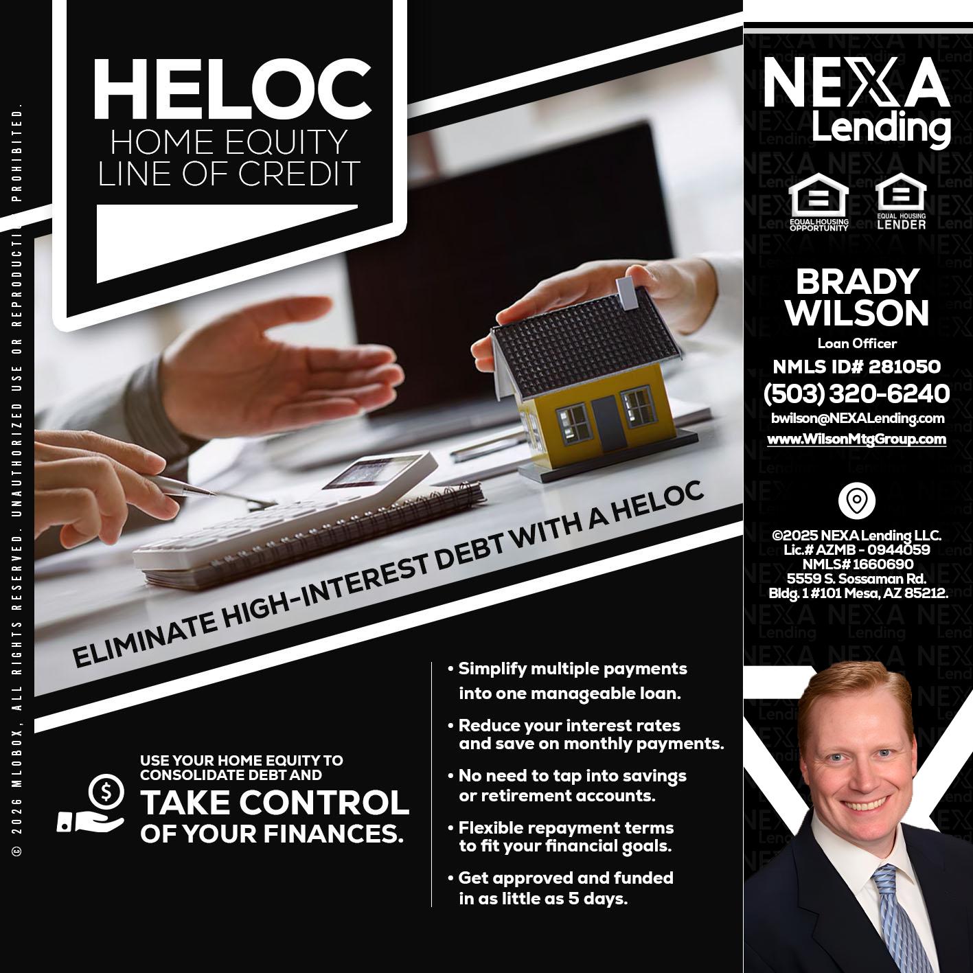 HELOC - Brady Wilson -Branch Manager