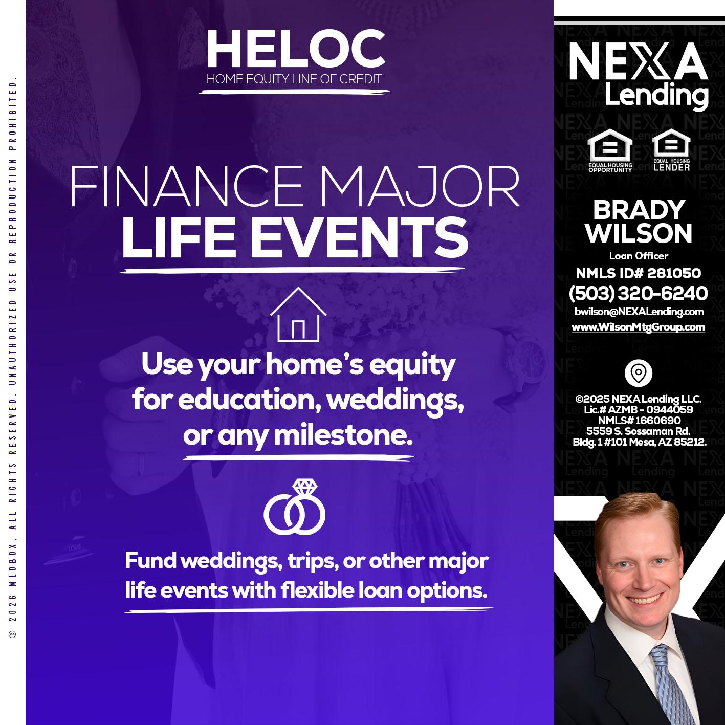 HELOC - Brady Wilson -Branch Manager