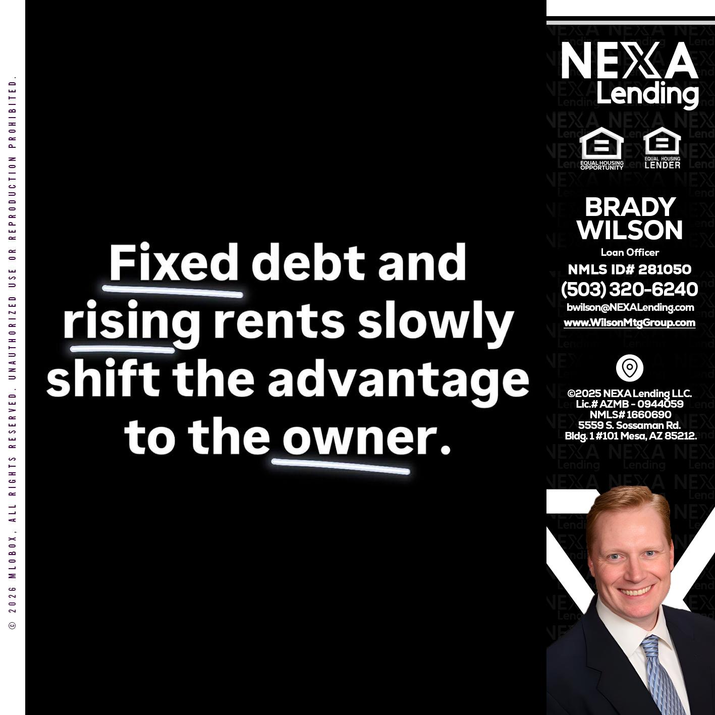 FIXED DEBT - Brady Wilson -Branch Manager