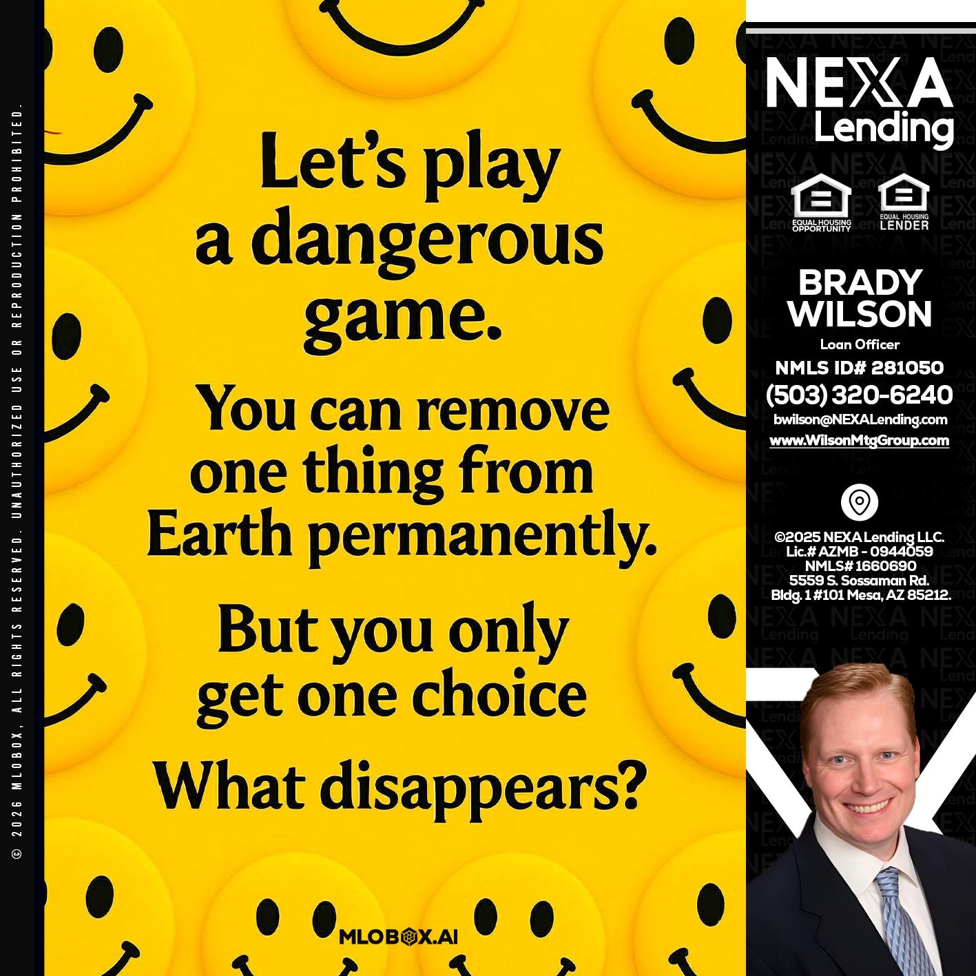 LETS PLAY - Brady Wilson -Branch Manager