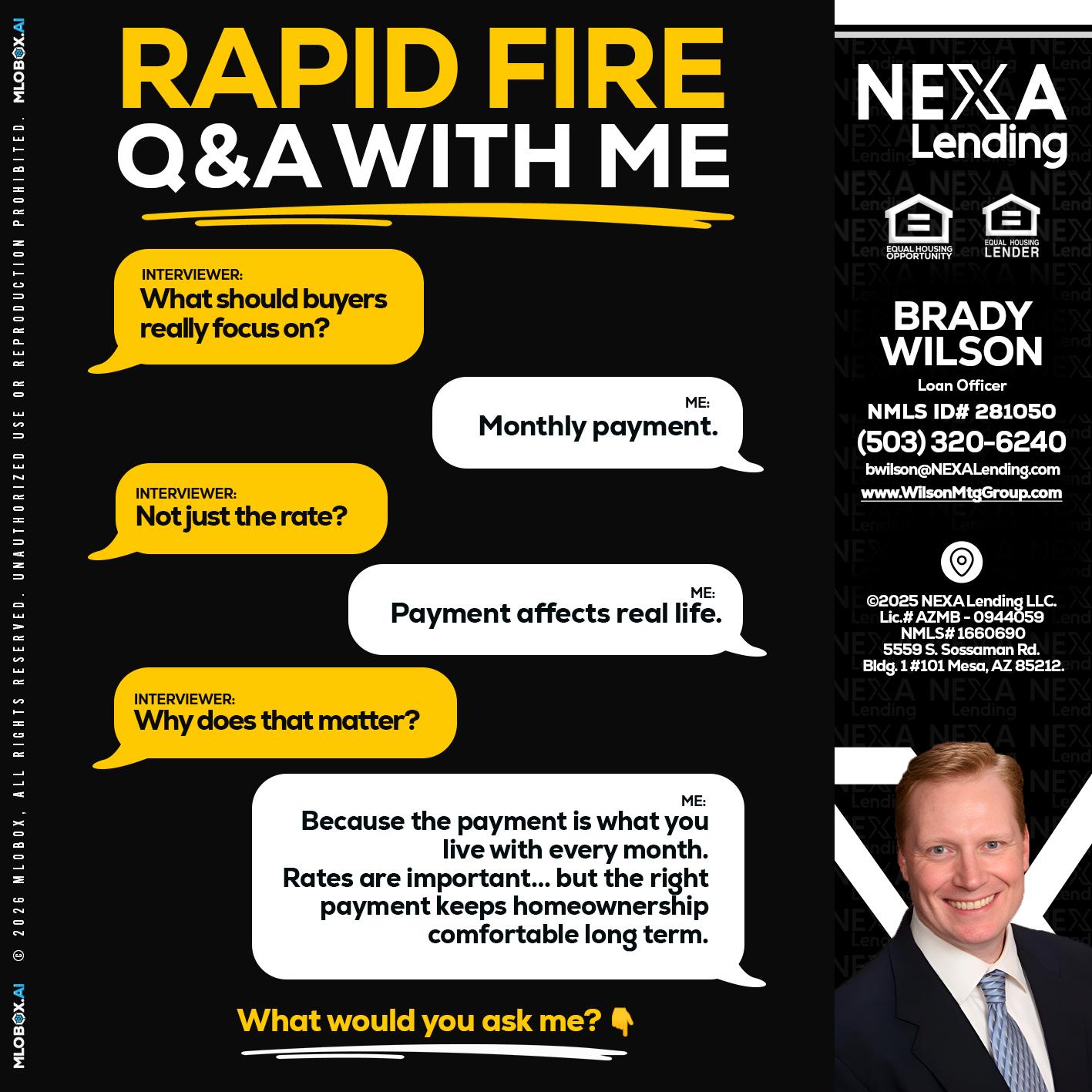 RAPID FIRE Q&A - Brady Wilson -Branch Manager