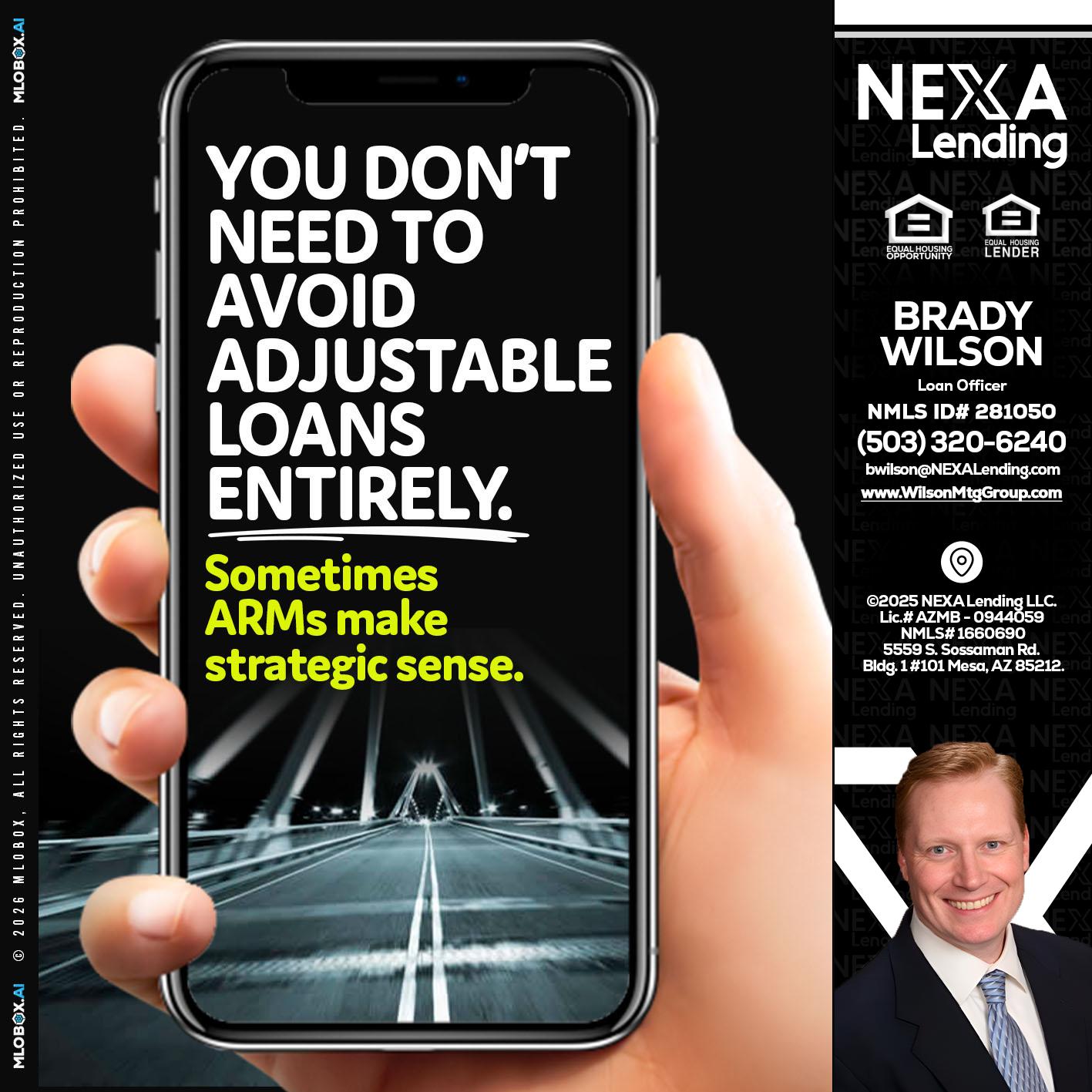 YOU DONT NEED - Brady Wilson -Branch Manager