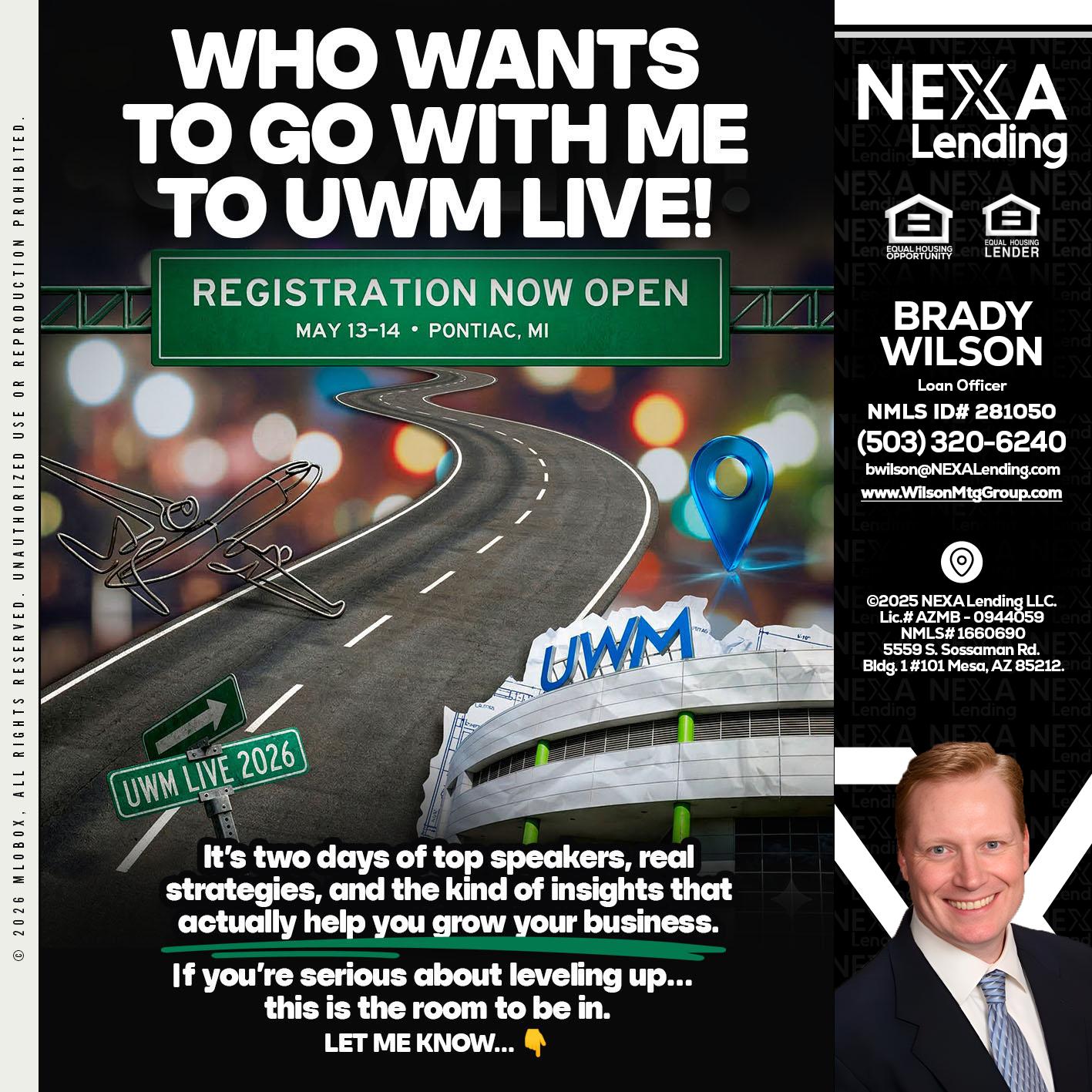 WHO WANTS - Brady Wilson -Branch Manager