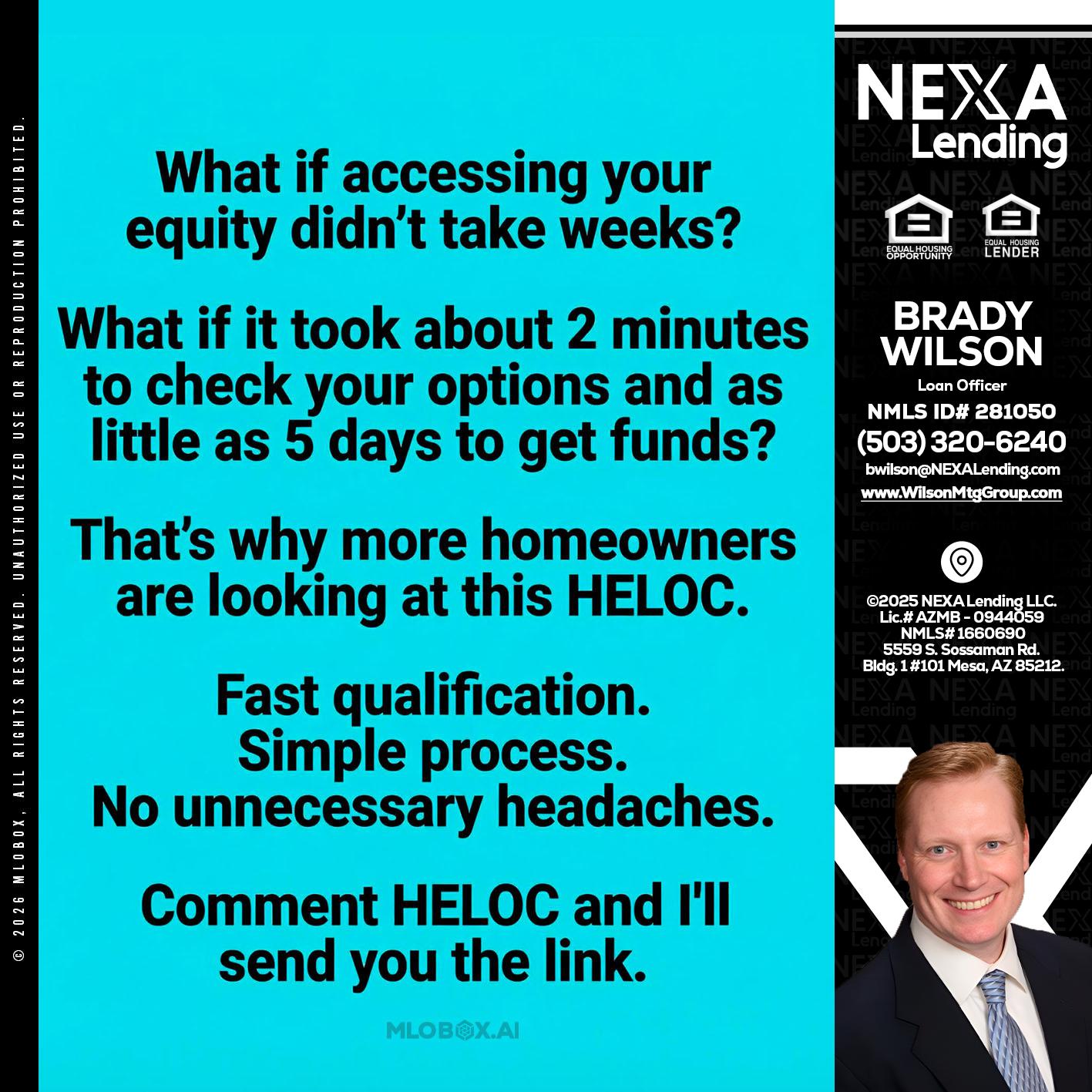 what if - Brady Wilson -Branch Manager