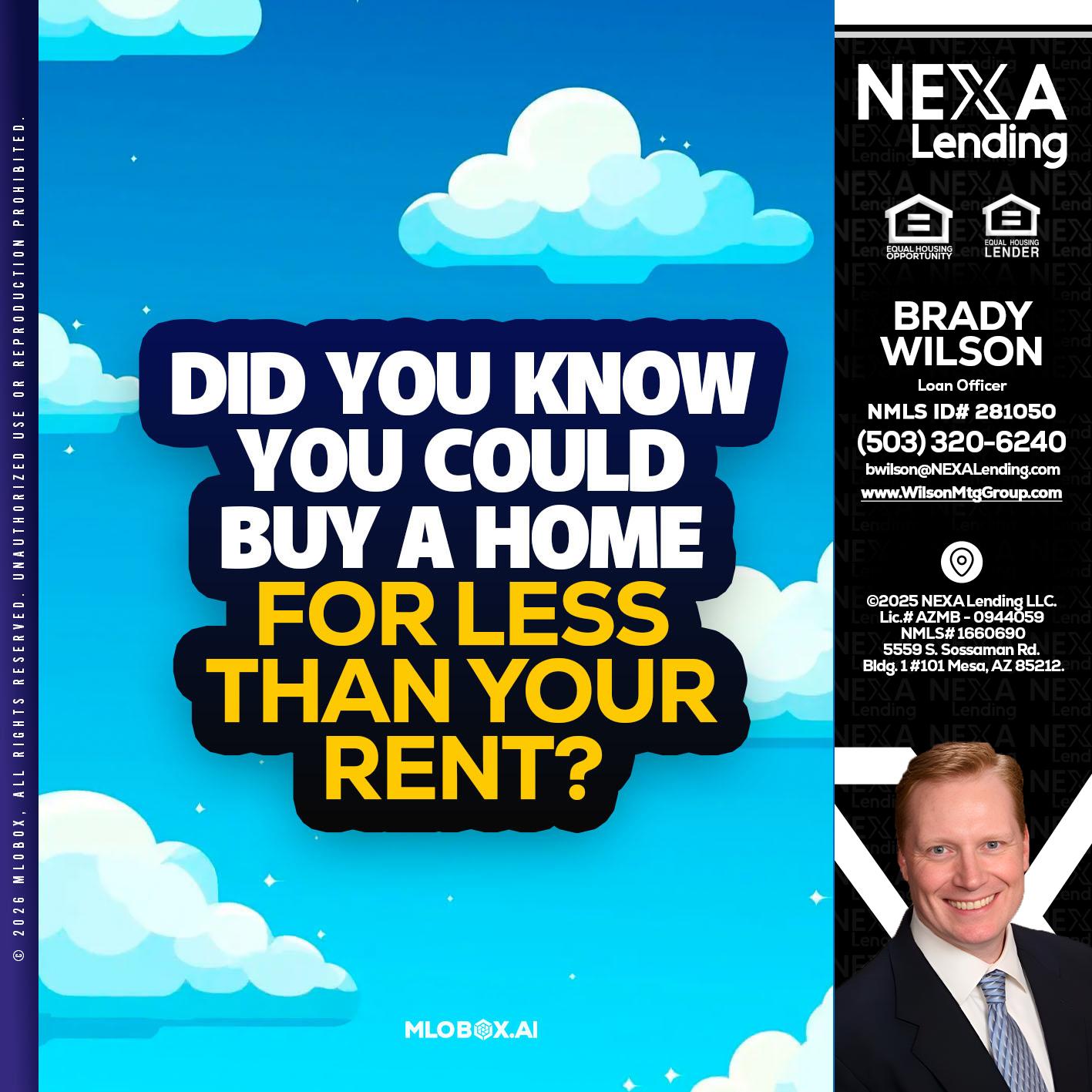 DID YOU KNOW - Brady Wilson -Branch Manager