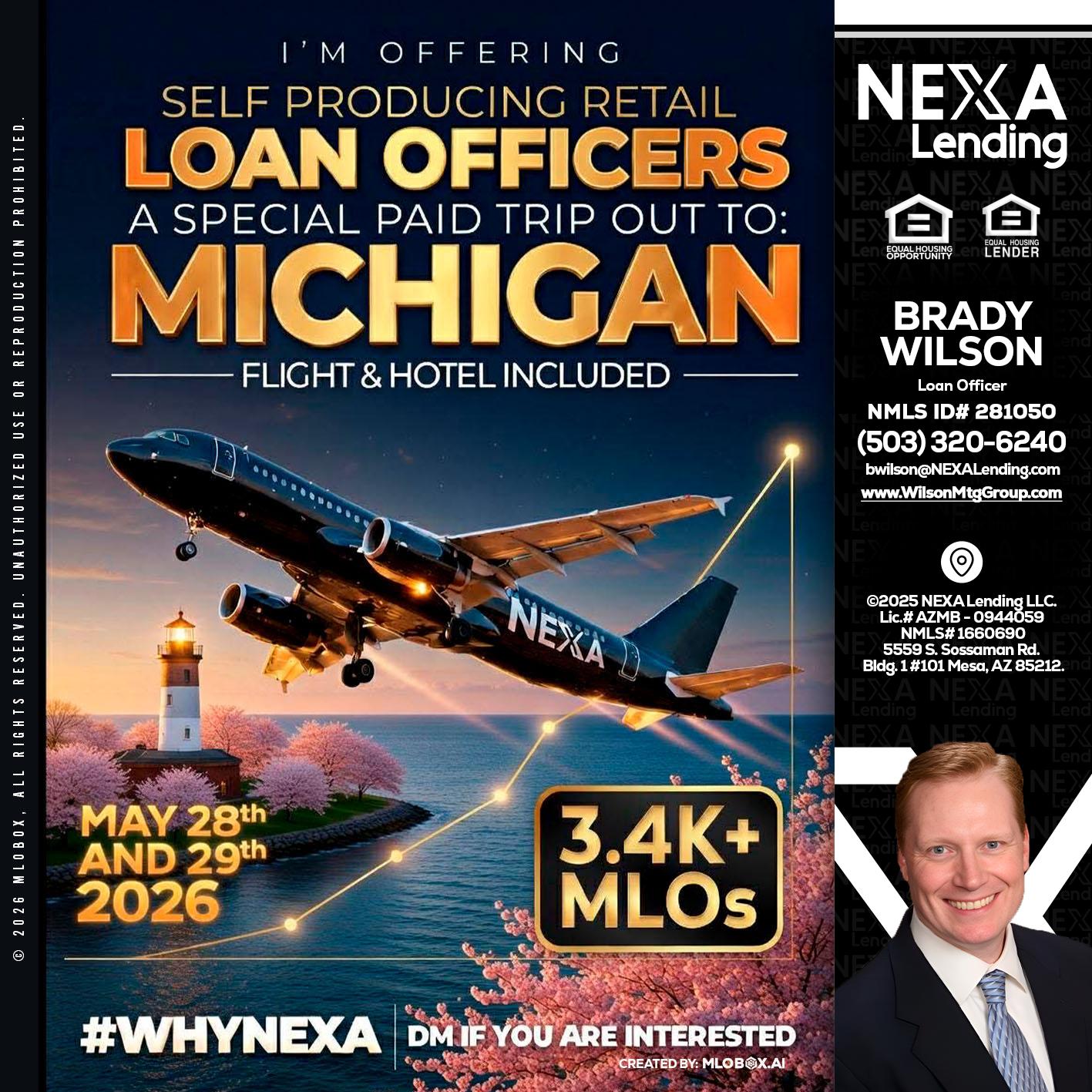 MICHIGAN TRIP - Brady Wilson -Branch Manager