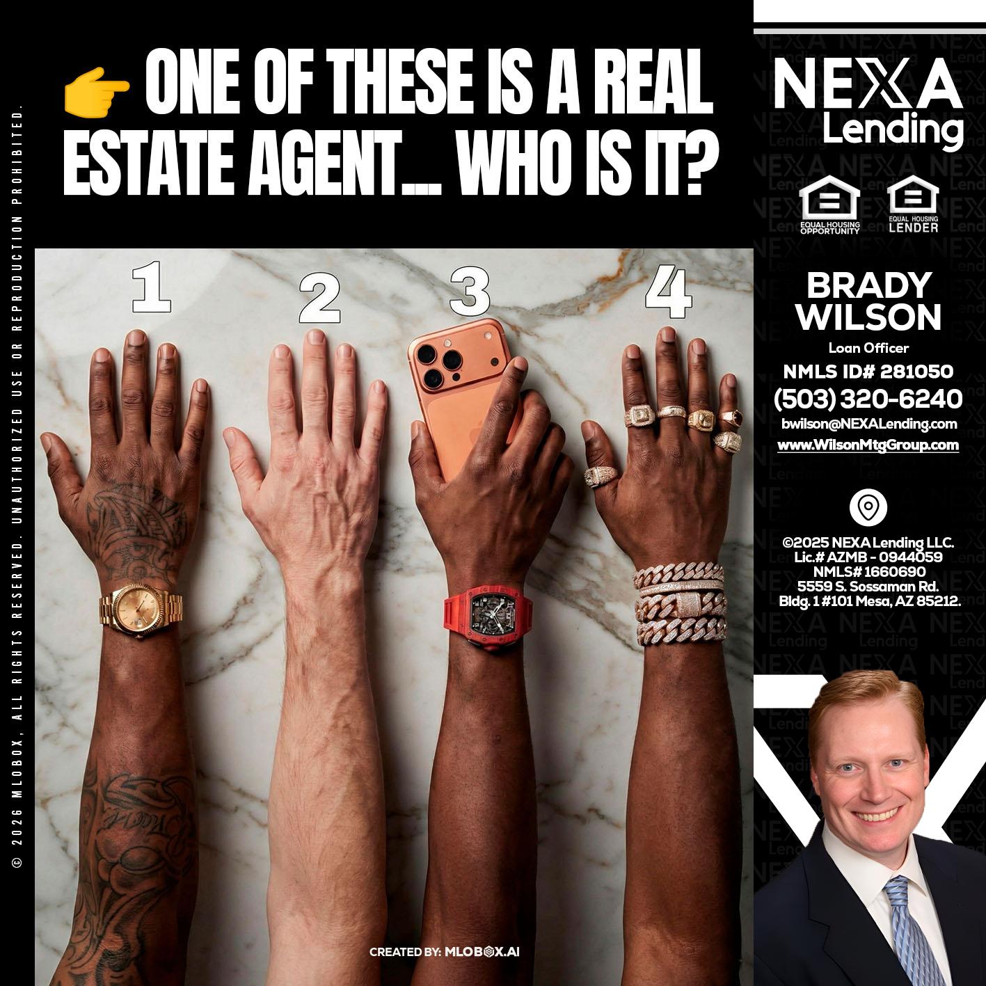 ONE OF THESE - Brady Wilson -Branch Manager