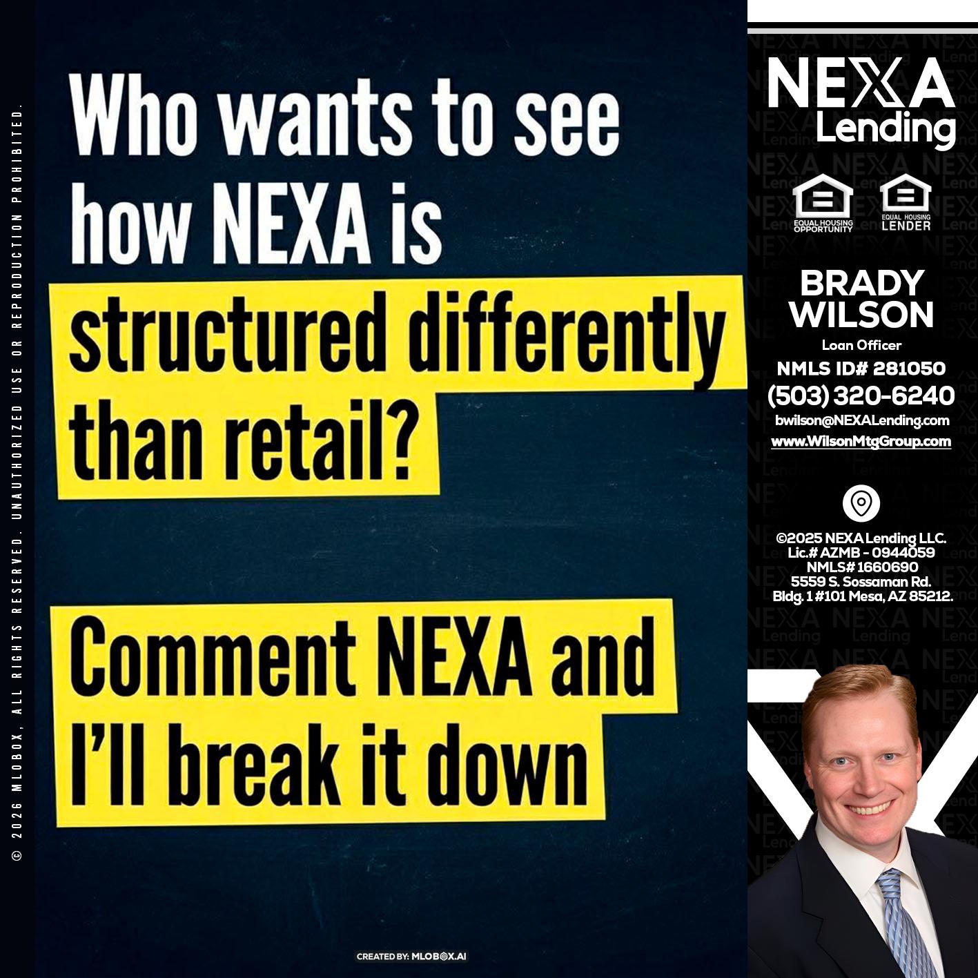 who want to see - Brady Wilson -Branch Manager