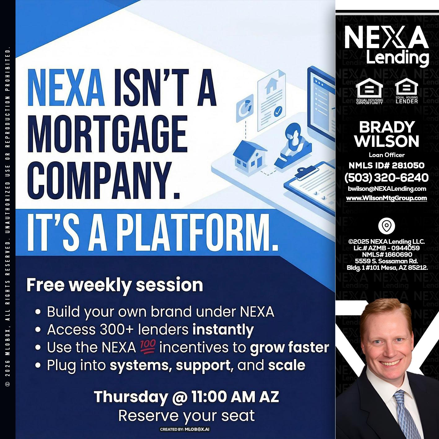 NEXA ISNT - Brady Wilson -Branch Manager