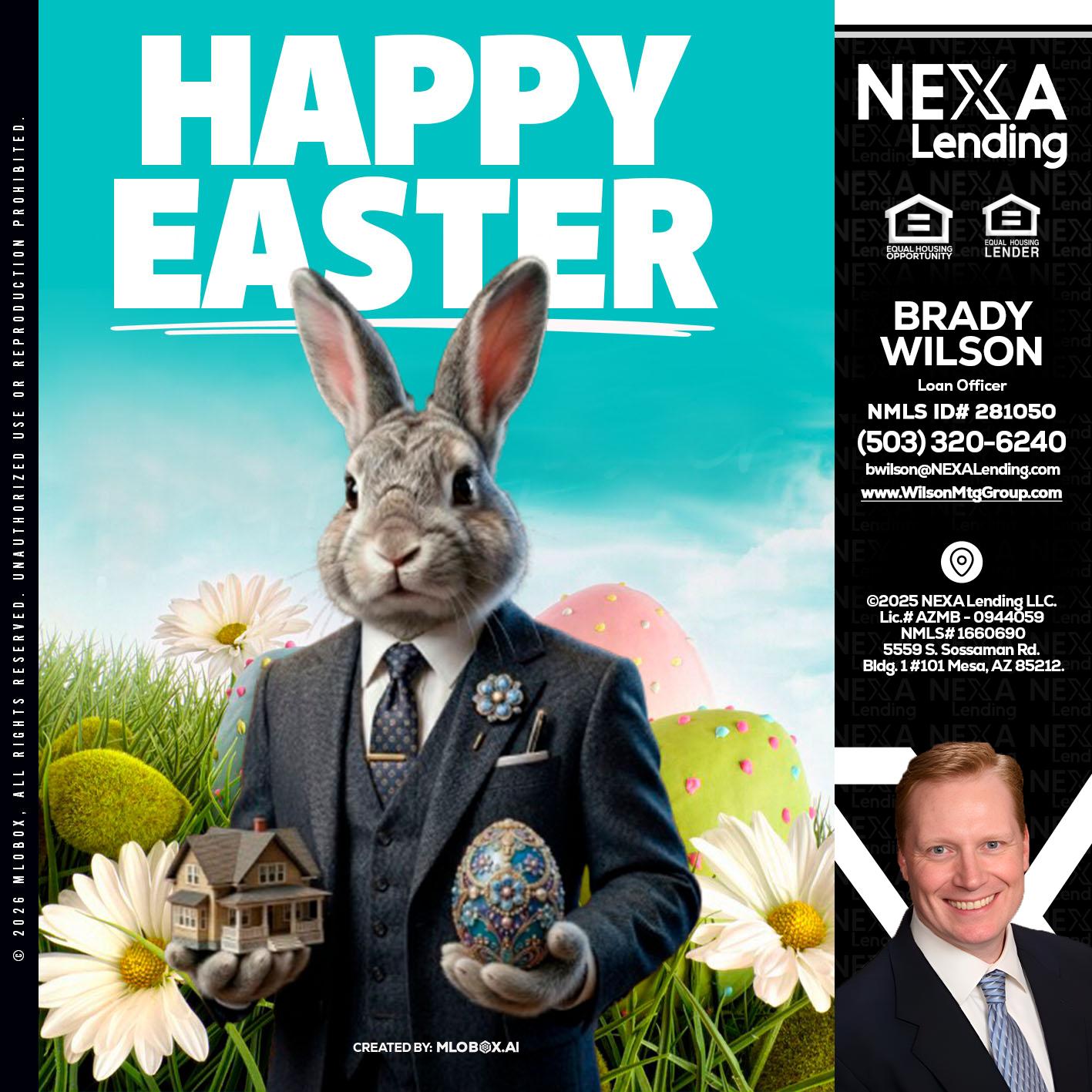 HAPPY EASTER - Brady Wilson -Branch Manager