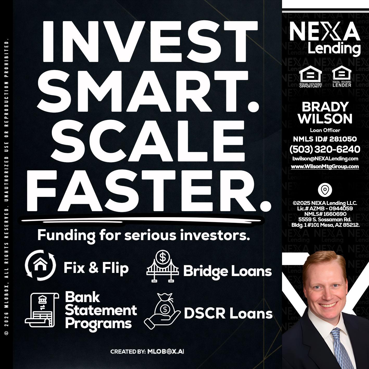 INVEST SMART - Brady Wilson -Branch Manager