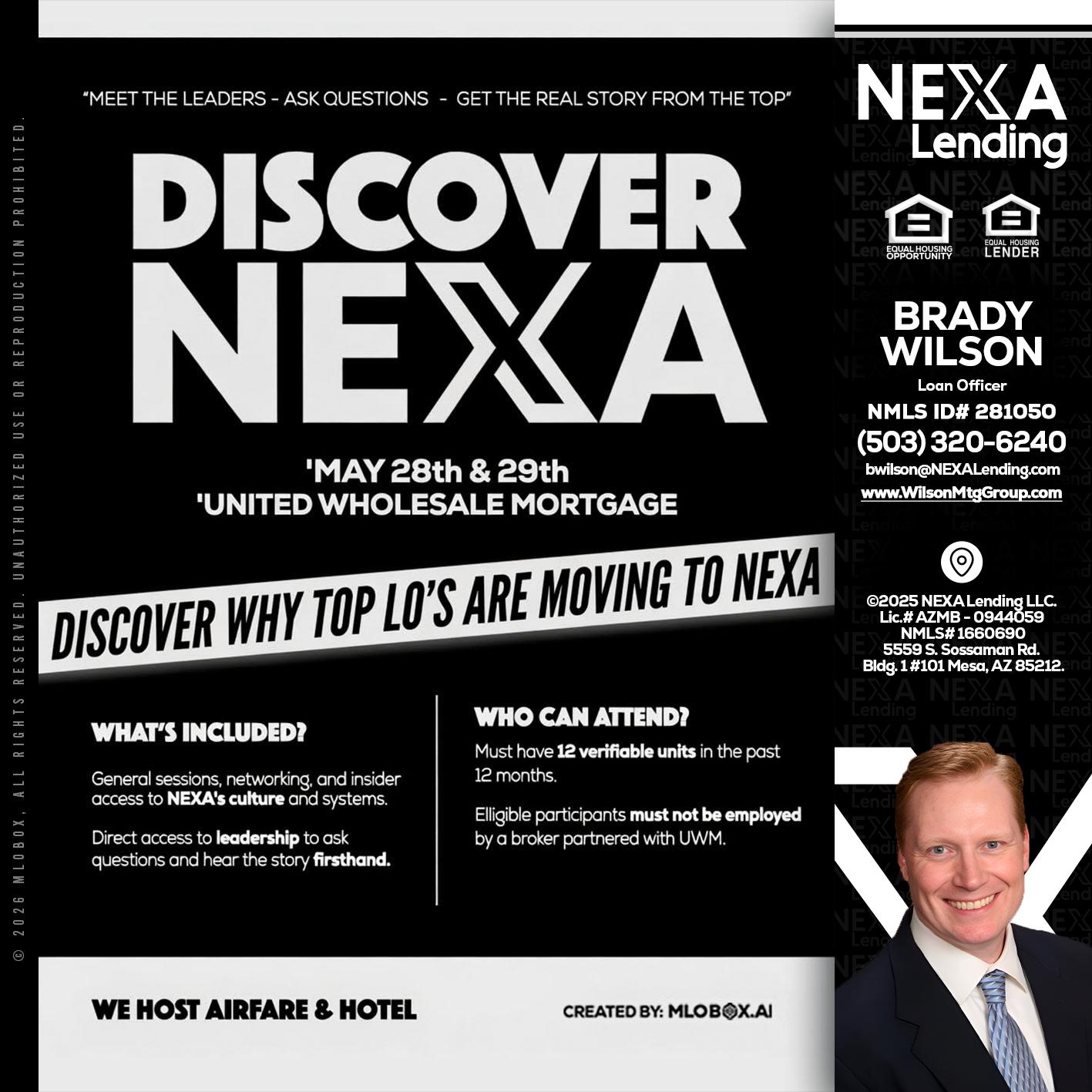 DISCOVER NEXA - Brady Wilson -Branch Manager