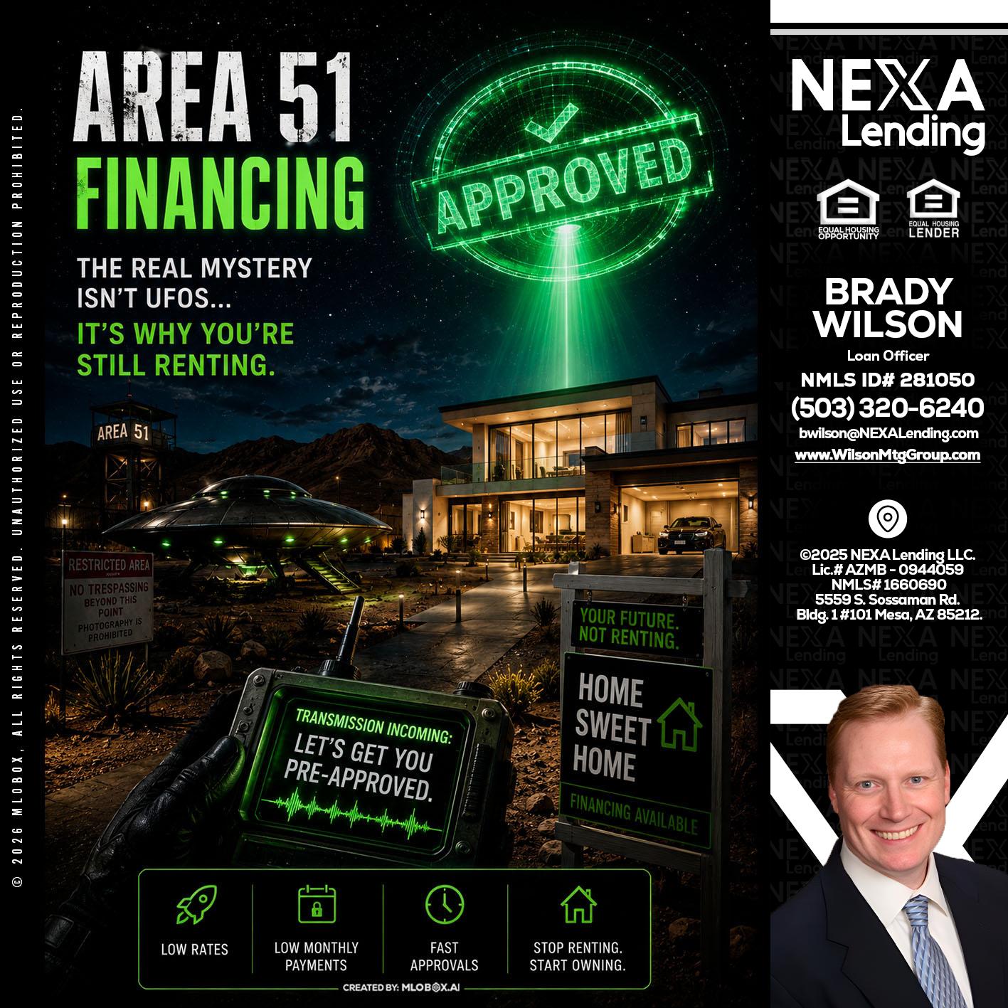 AREA 51 - Brady Wilson -Branch Manager