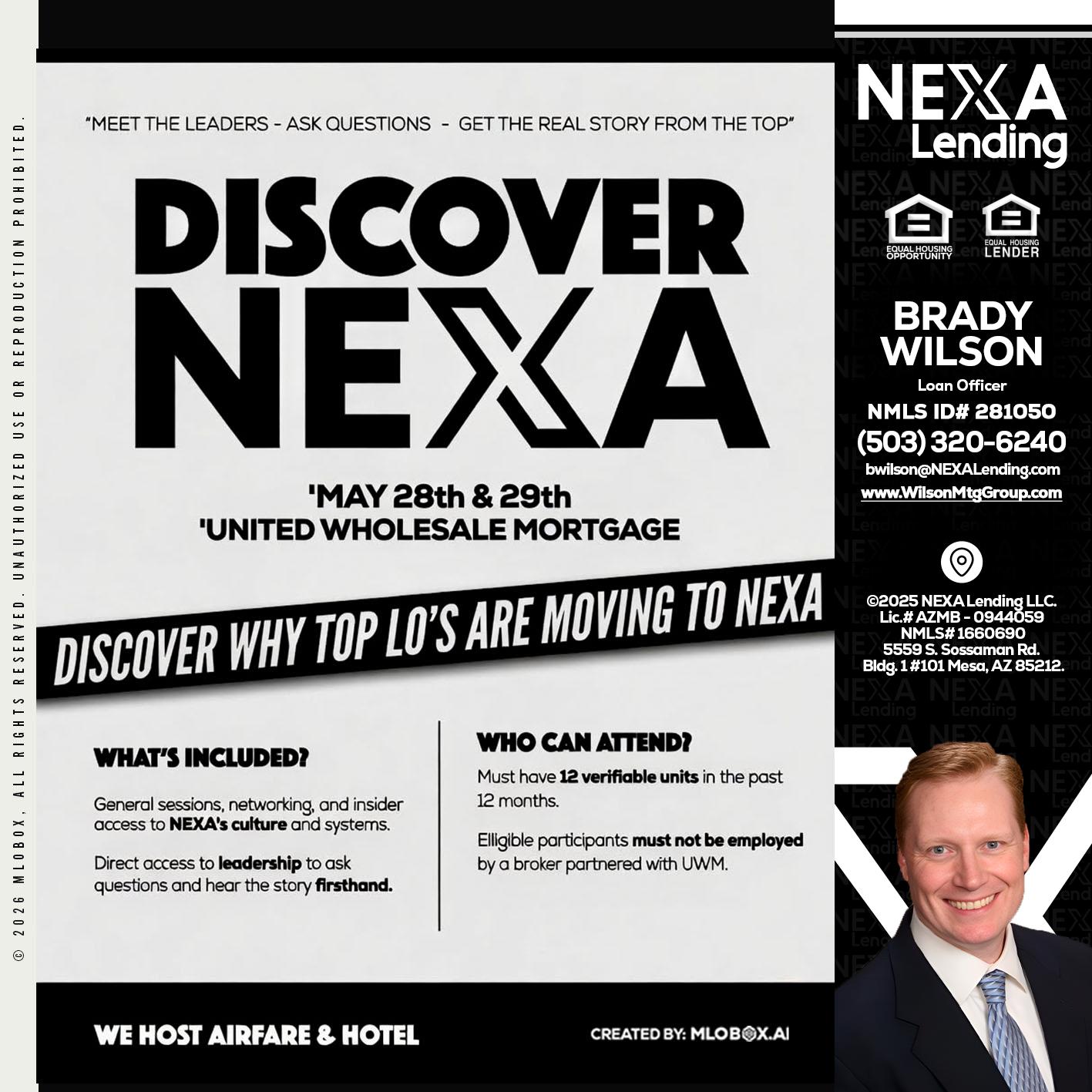 DISCOVER NEXA - Brady Wilson -Branch Manager