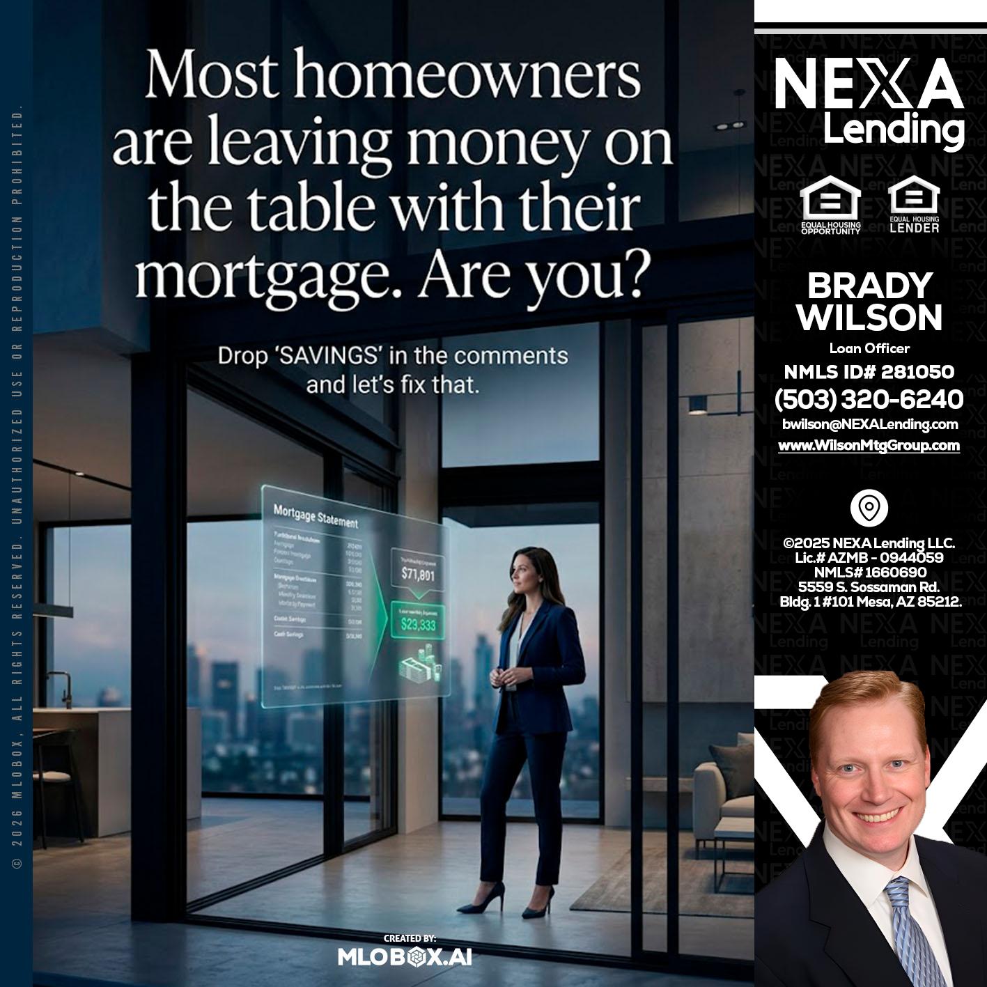 MOST OWNERS - Brady Wilson -Branch Manager