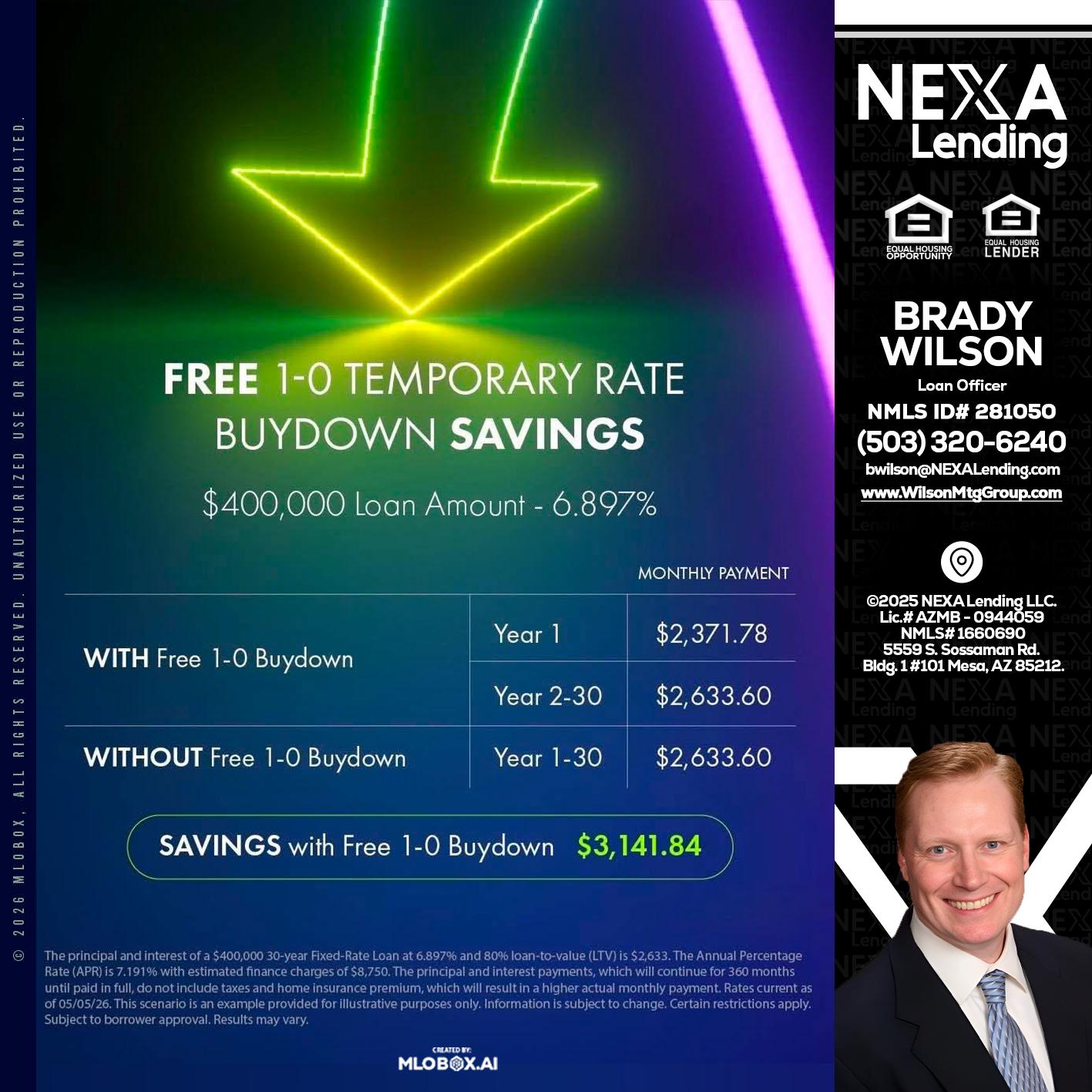 BUYDOWN - Brady Wilson -Branch Manager