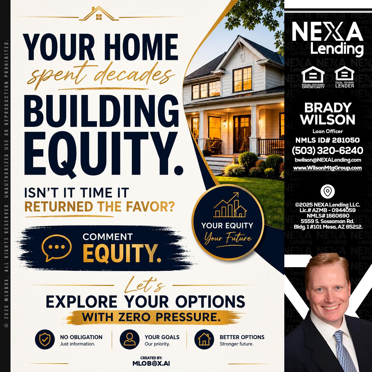 building equity - Brady Wilson -Branch Manager