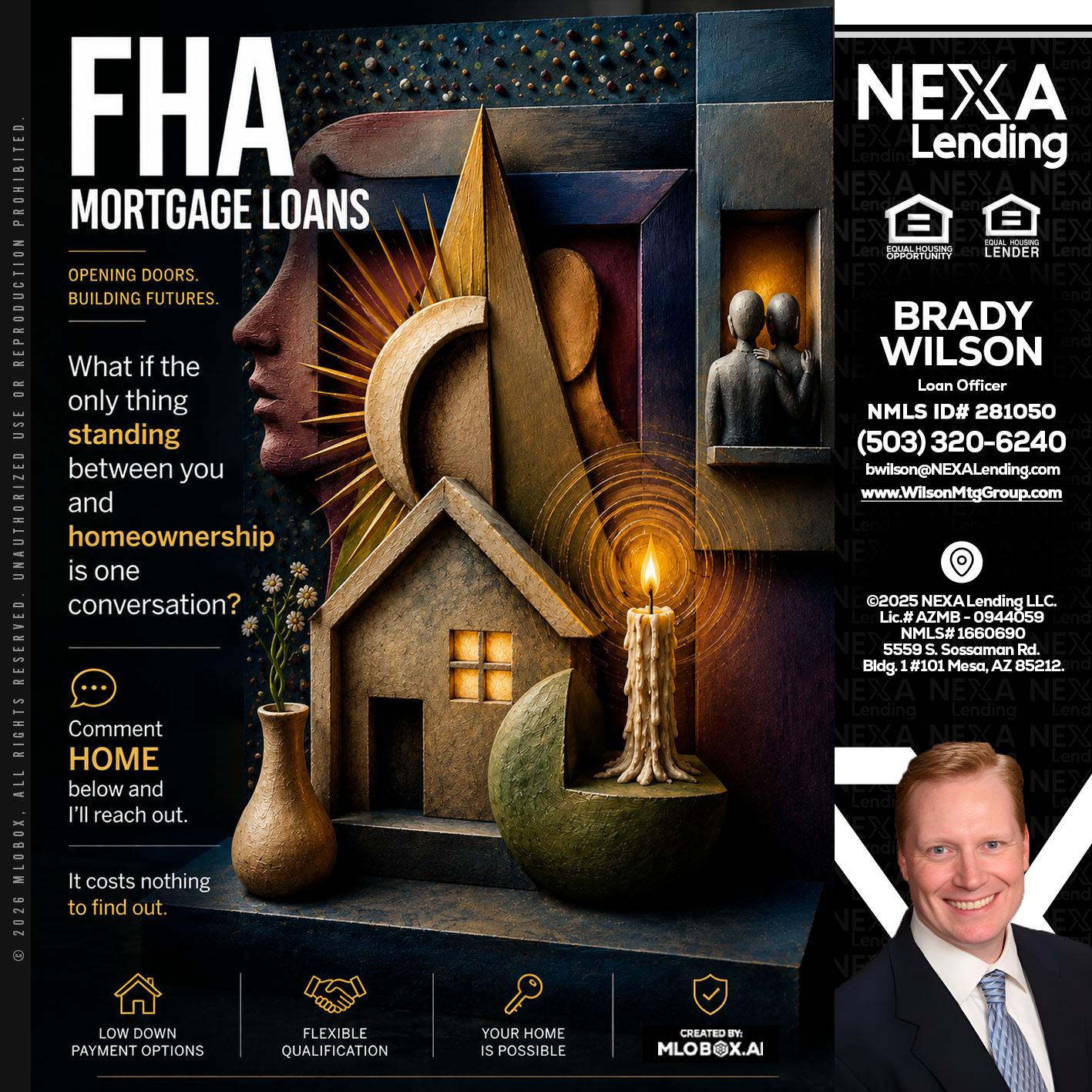FHA - Brady Wilson -Branch Manager