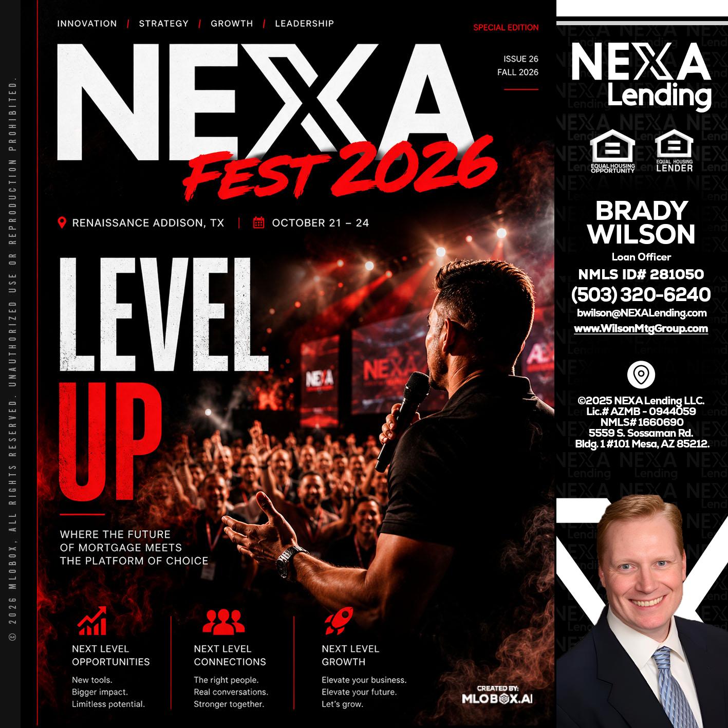 NEXA FEST 2026 - Brady Wilson -Branch Manager