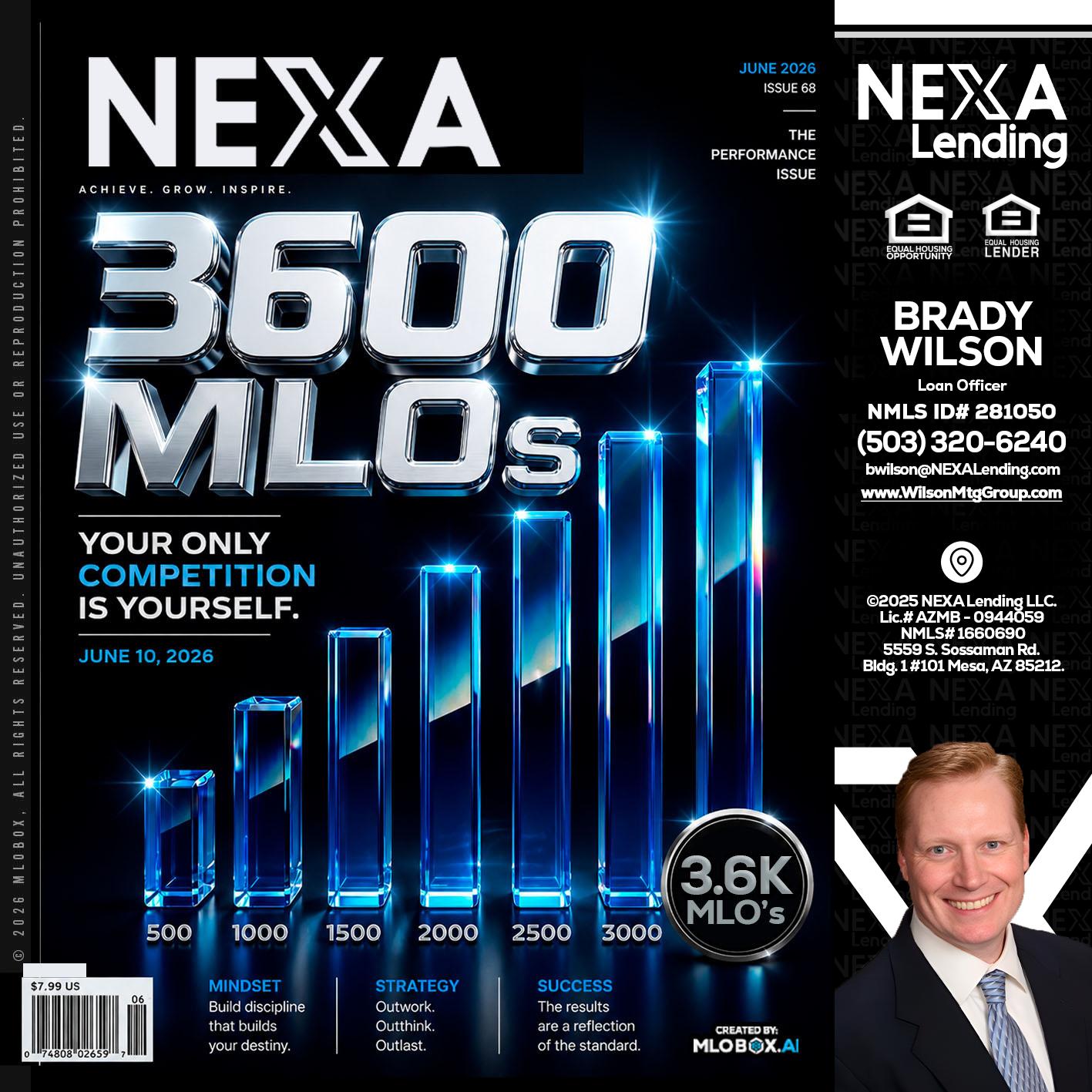 3600 MLOs - Brady Wilson -Branch Manager