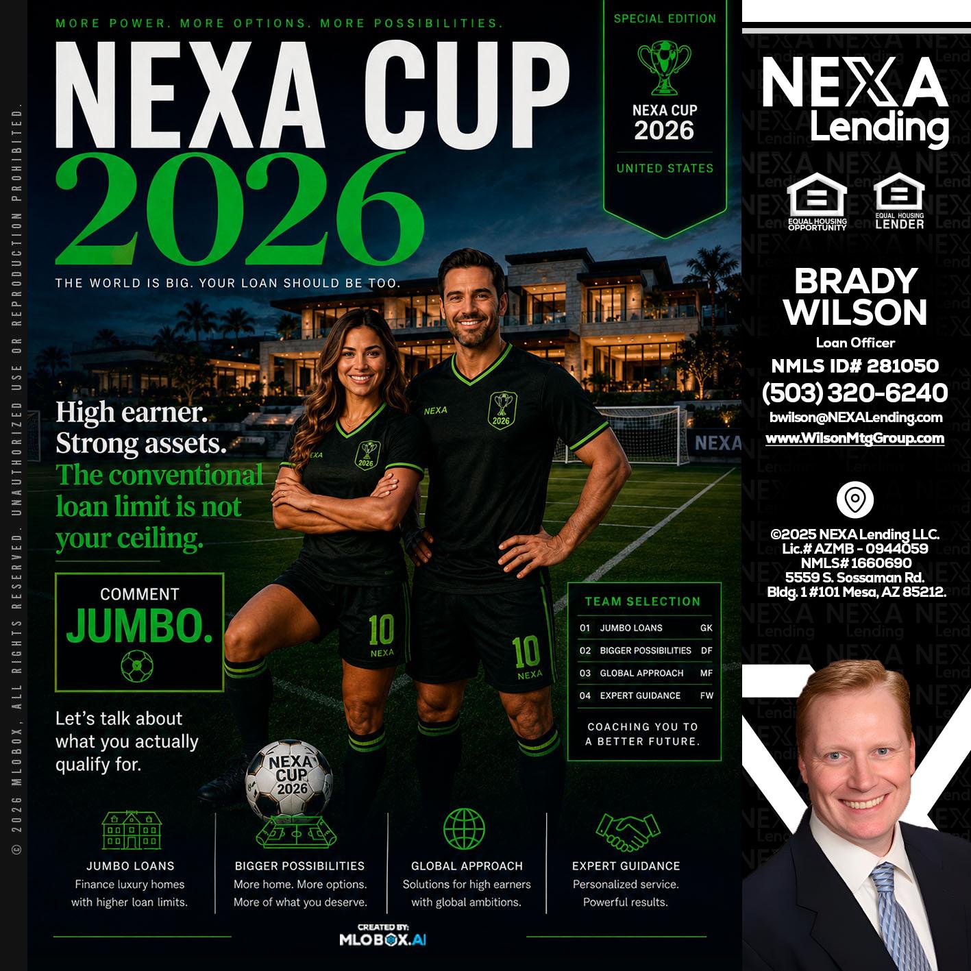 NEXA CUP 2026 - Brady Wilson -Branch Manager