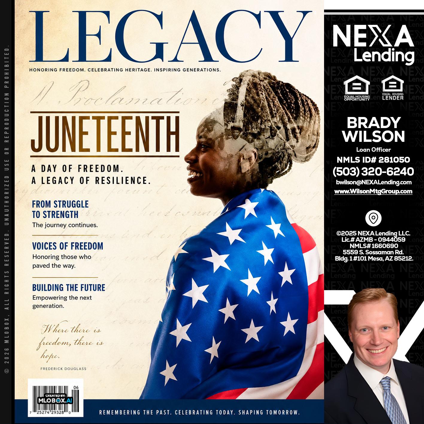 LEGACY - Brady Wilson -Branch Manager